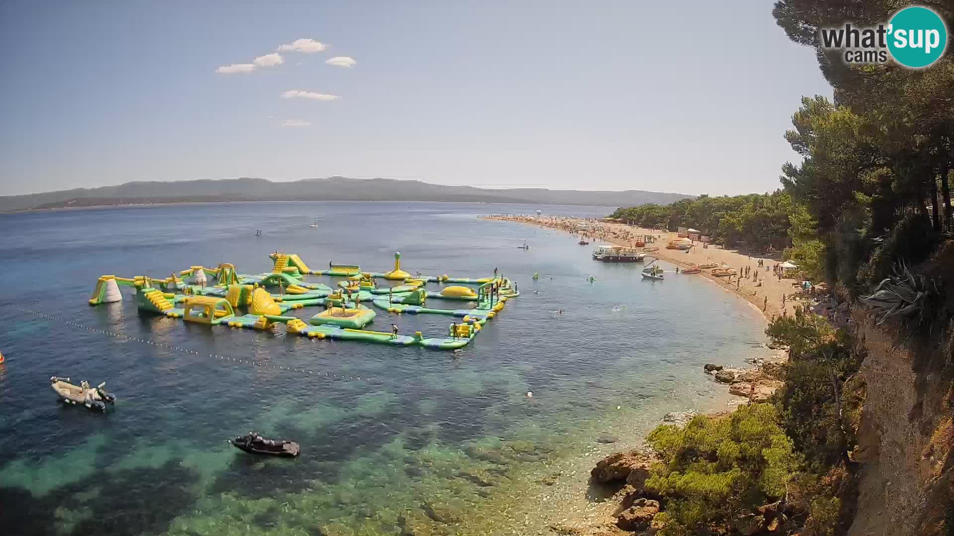Webcam Zlatni Rat Bol – Liveblick vom berühmten Strand auf Brač