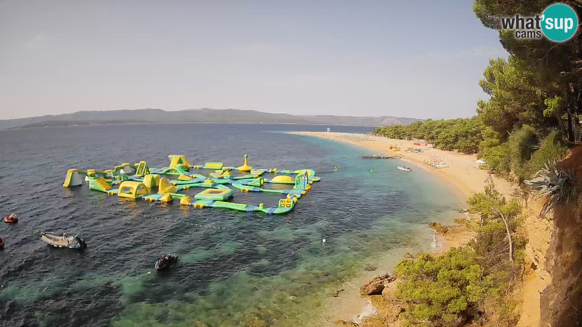 Webcam Zlatni Rat Bol – Liveblick vom berühmten Strand auf Brač