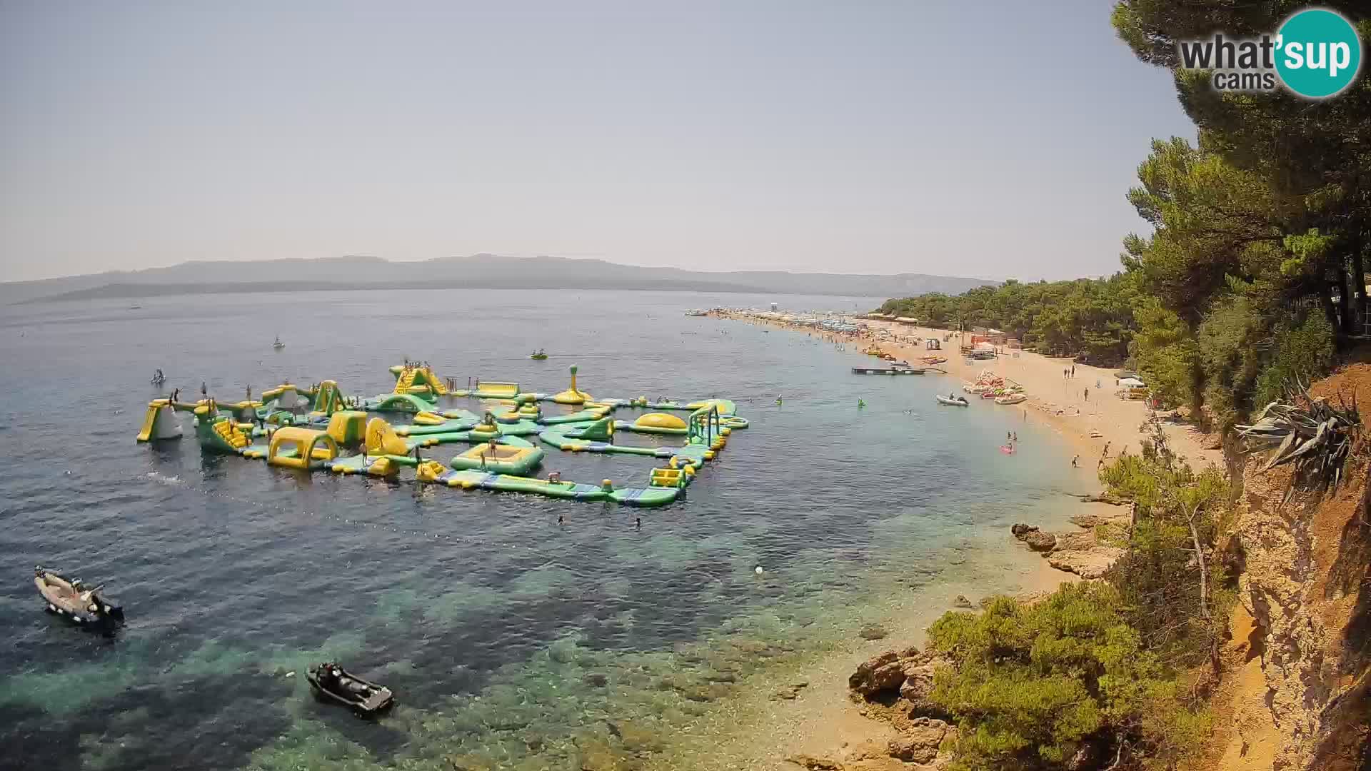 Webcam Bol Zlatni Rat – Vista en vivo desde la isla de Brač