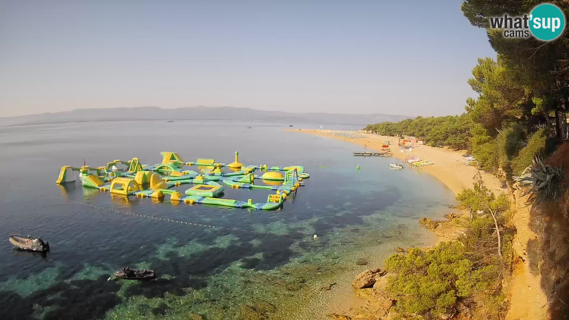 Webcam Zlatni Rat Bol – Liveblick vom berühmten Strand auf Brač