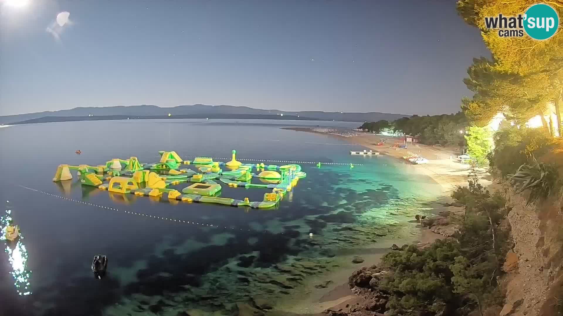 Webcam Bol Zlatni Rat – Vista en vivo desde la isla de Brač