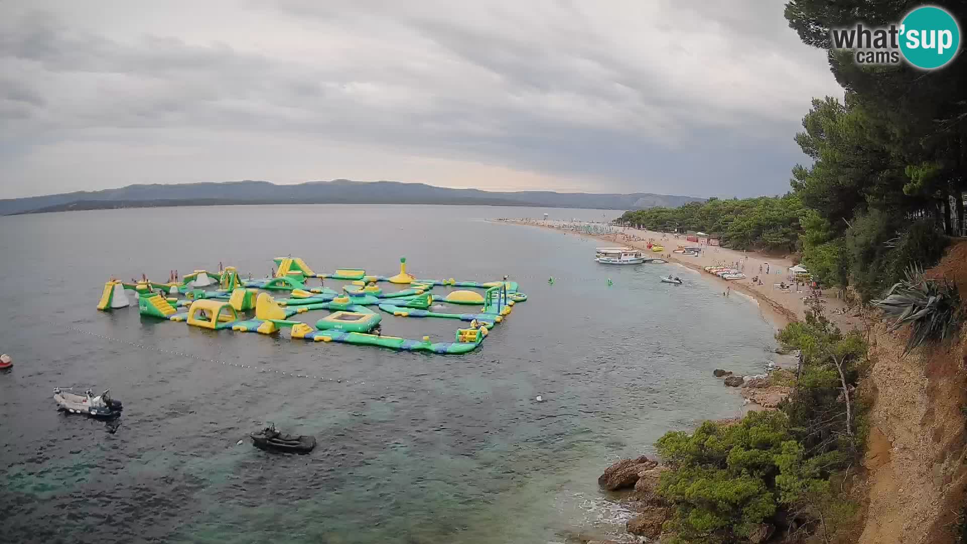 Webcam Bol Zlatni Rat – Vista en vivo desde la isla de Brač