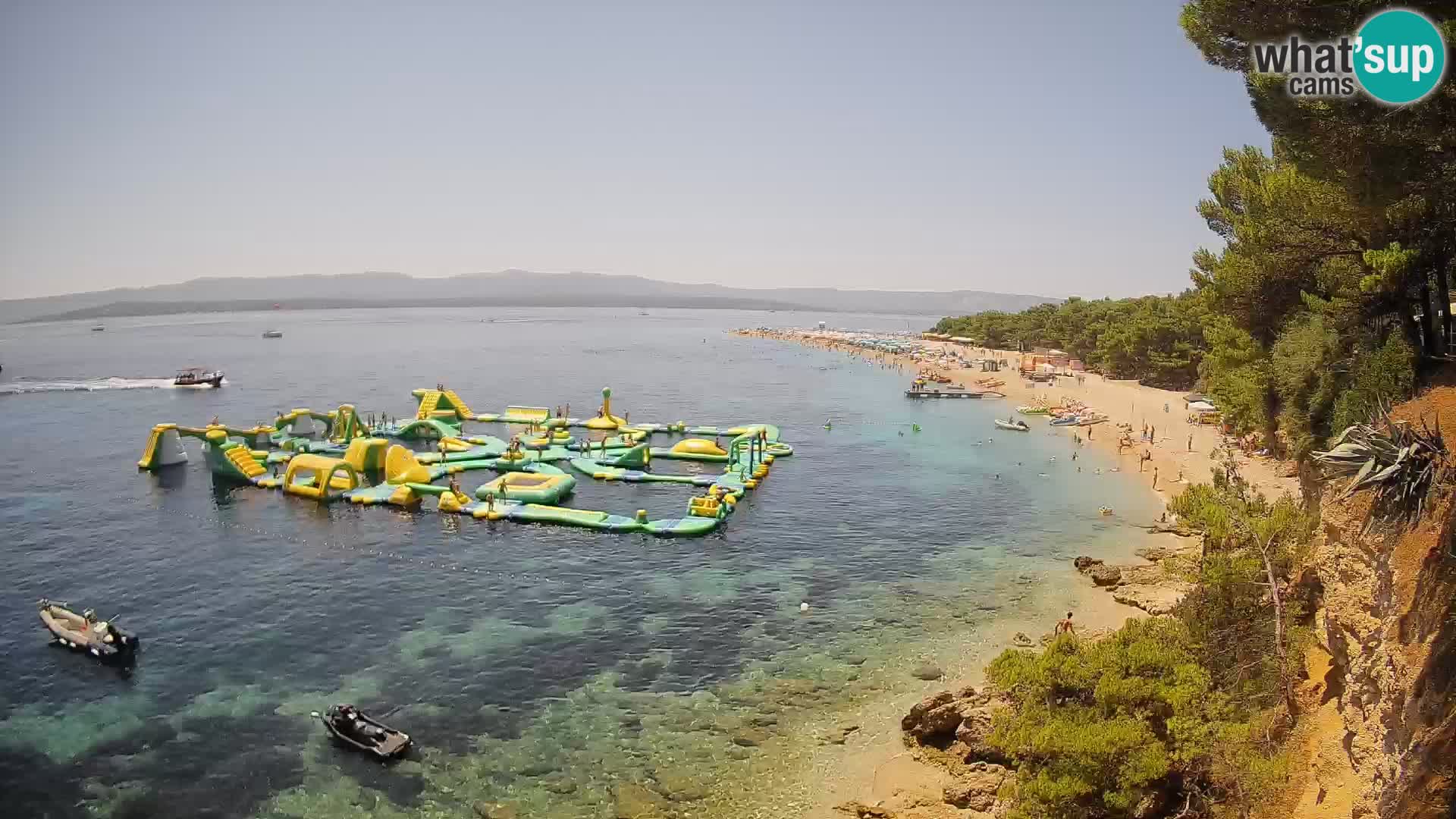 Webcam Bol Zlatni Rat – Vista en vivo desde la isla de Brač