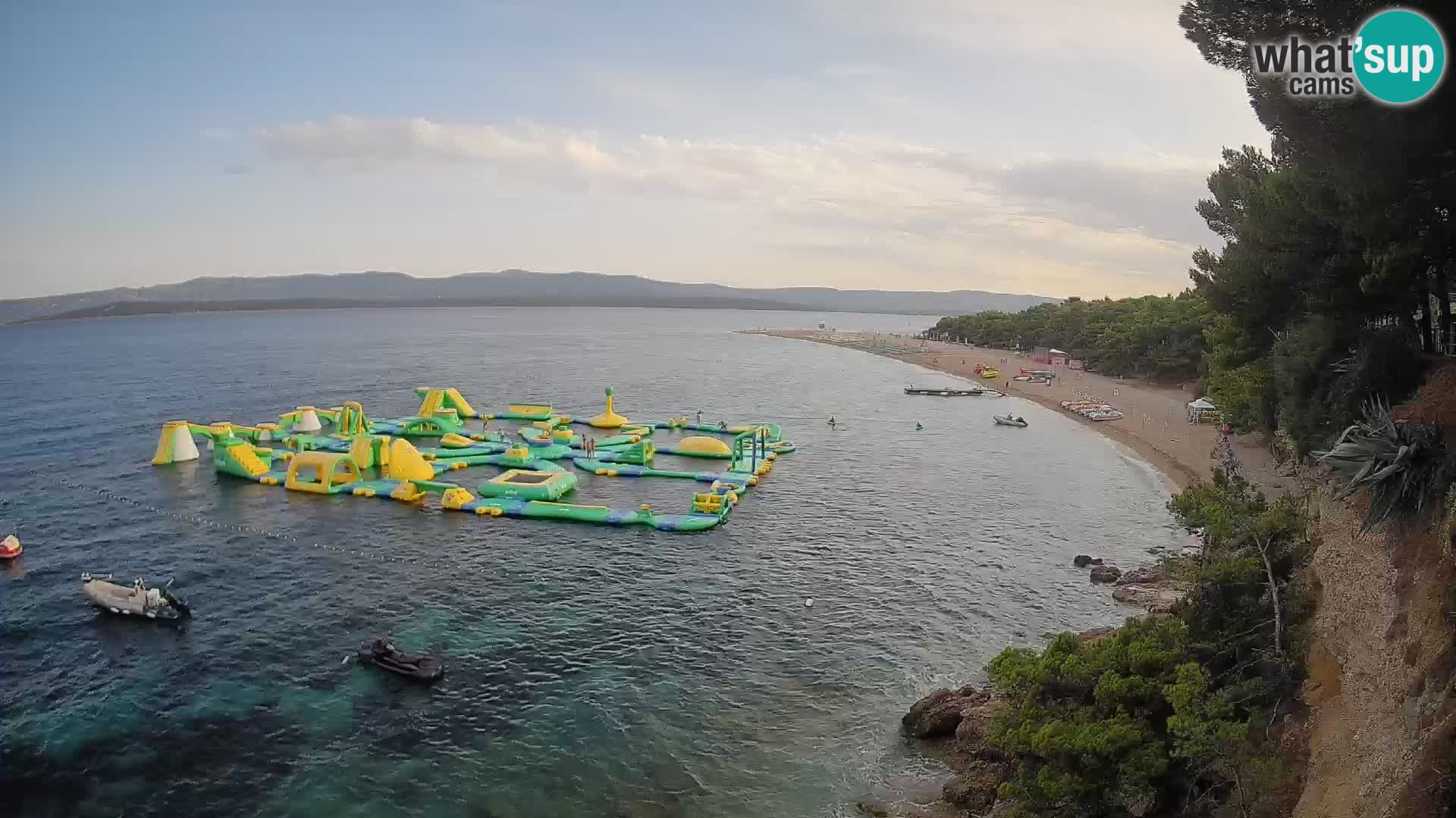 Webcam Zlatni Rat Bol – Liveblick vom berühmten Strand auf Brač