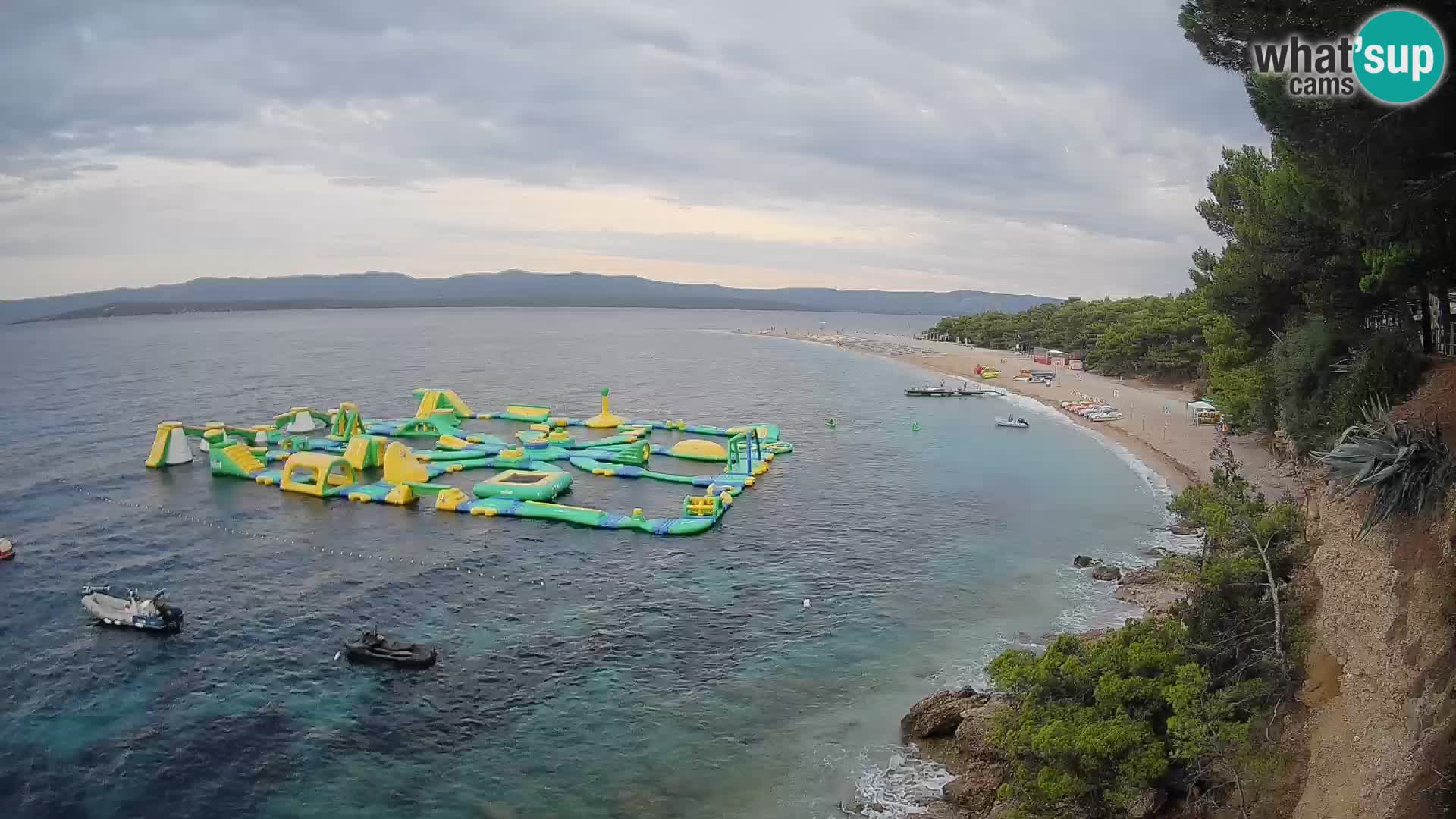 Webcam Zlatni Rat Bol – Liveblick vom berühmten Strand auf Brač