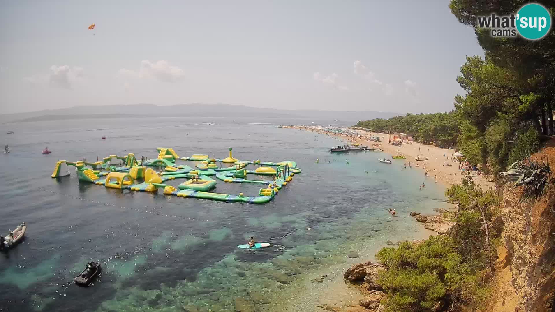 Webcam Bol Zlatni Rat – Vista en vivo desde la isla de Brač