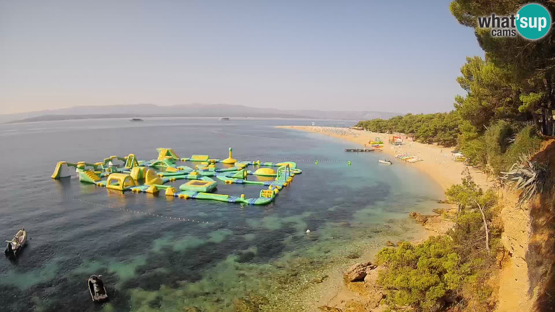 Webcam Zlatni Rat Bol – Liveblick vom berühmten Strand auf Brač