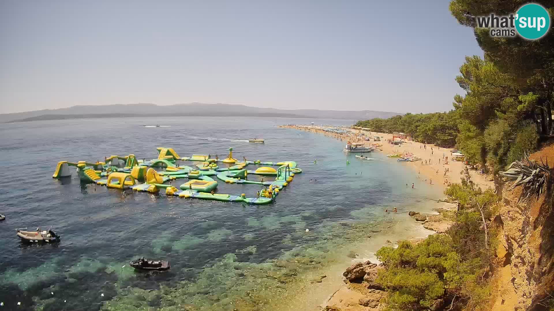 Webcam Bol Zlatni Rat – Vista en vivo desde la isla de Brač