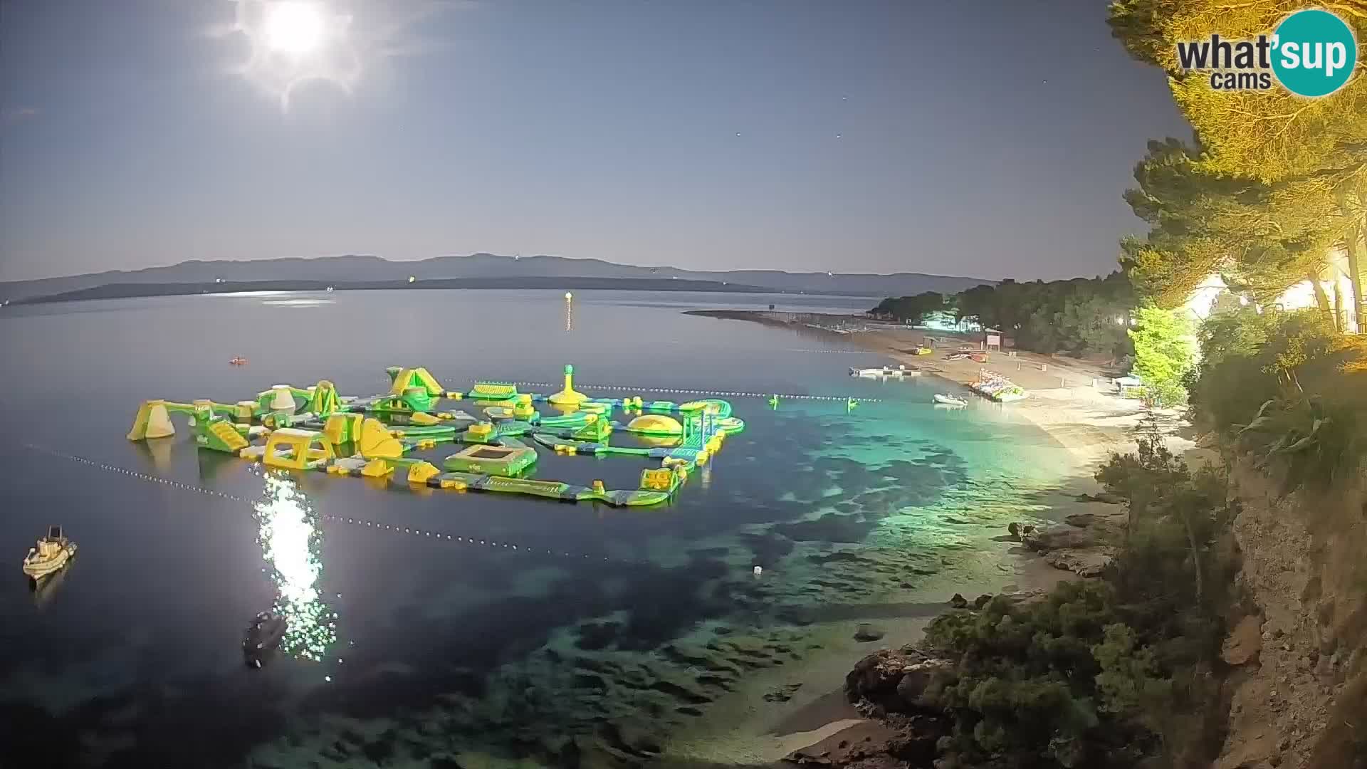 Webcam Bol Zlatni Rat – Vista en vivo desde la isla de Brač