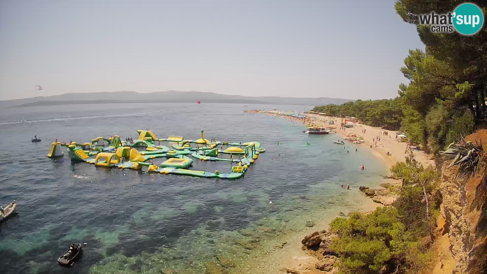 Webcam Bol Zlatni Rat – Vista en vivo desde la isla de Brač