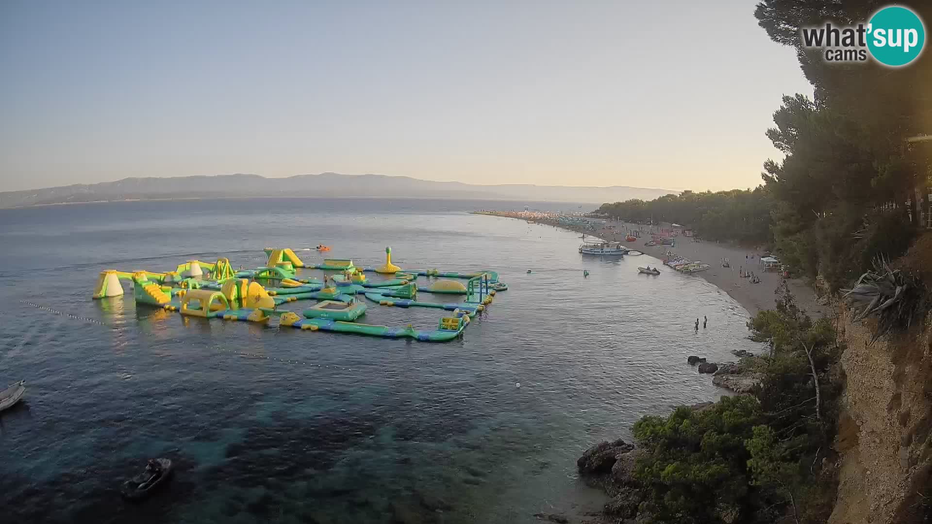 Webcam Zlatni Rat Bol – Liveblick vom berühmten Strand auf Brač