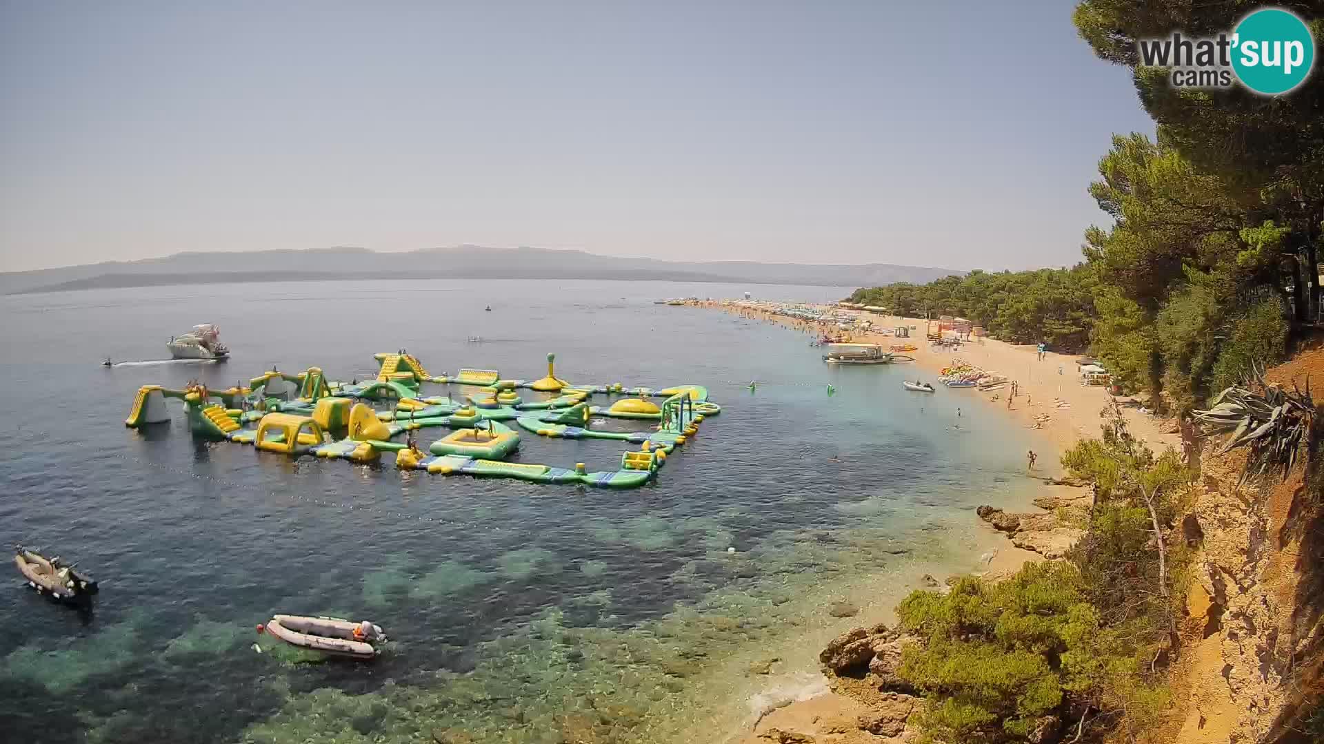 Webcam Zlatni Rat Bol – Liveblick vom berühmten Strand auf Brač