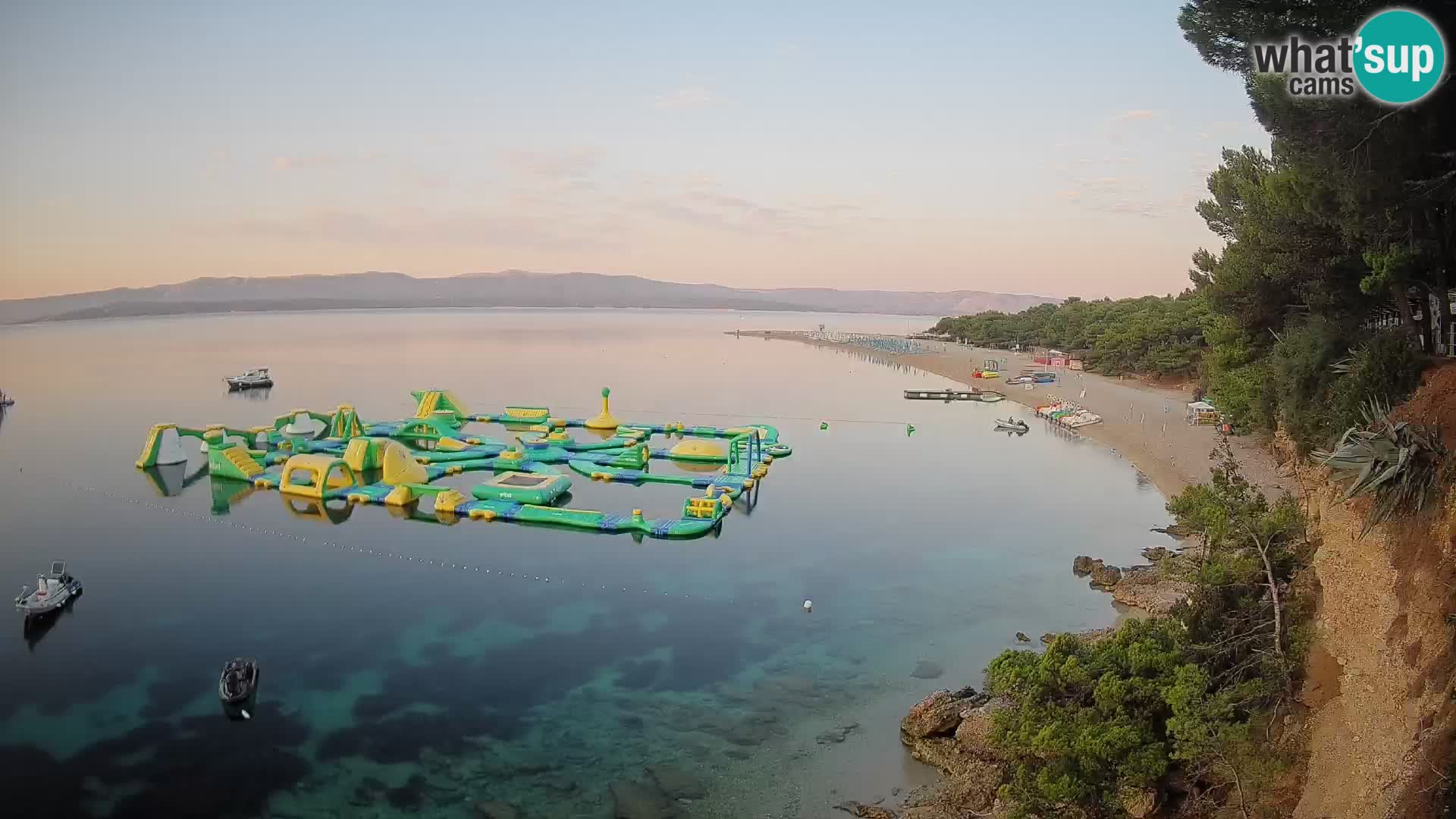 Webcam Zlatni Rat Bol – Liveblick vom berühmten Strand auf Brač