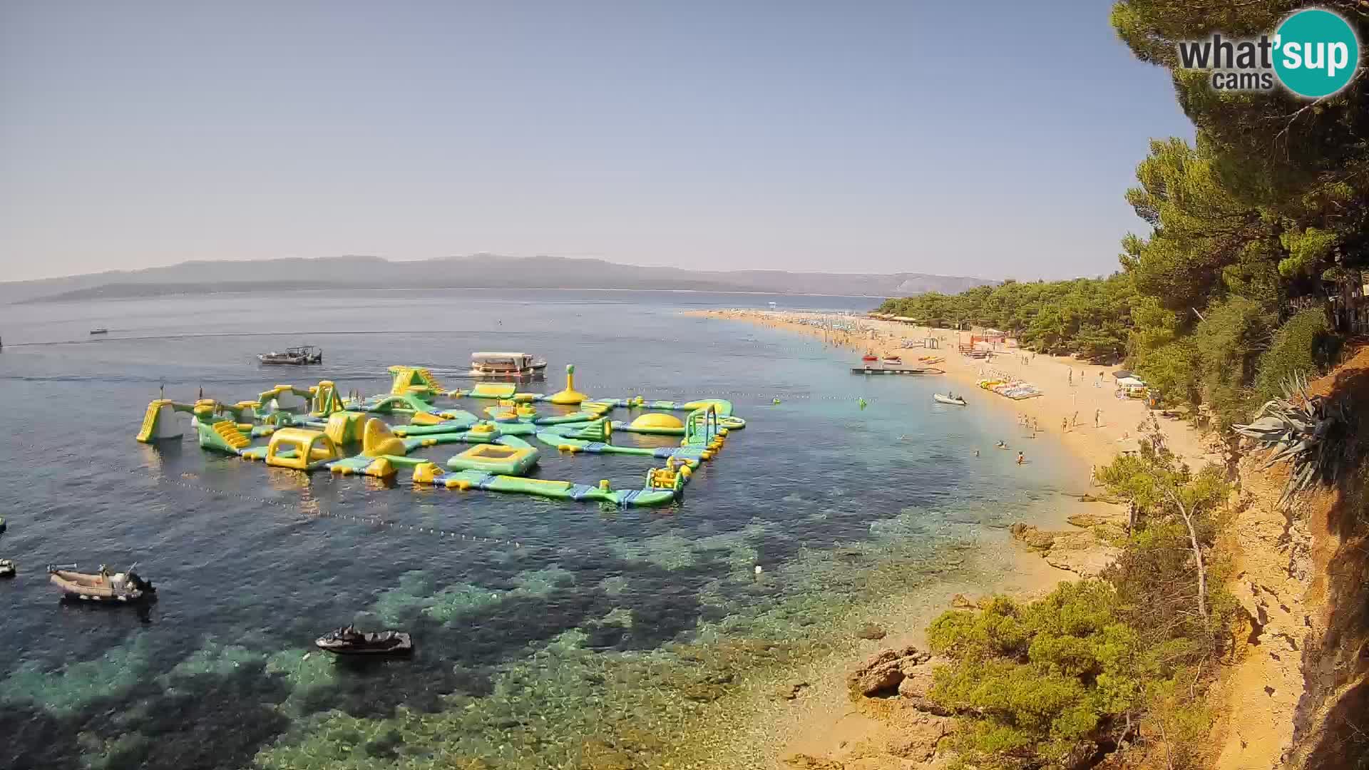 Webcam Bol Zlatni Rat – Vista en vivo desde la isla de Brač