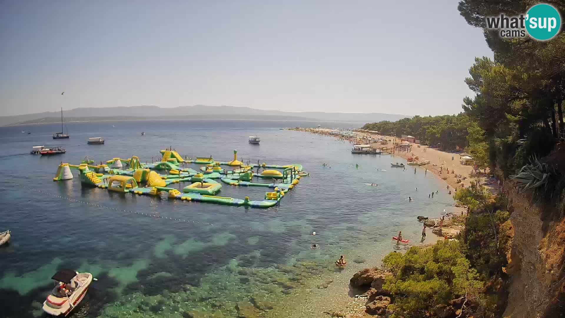Webcam Bol Zlatni Rat – Vista en vivo desde la isla de Brač
