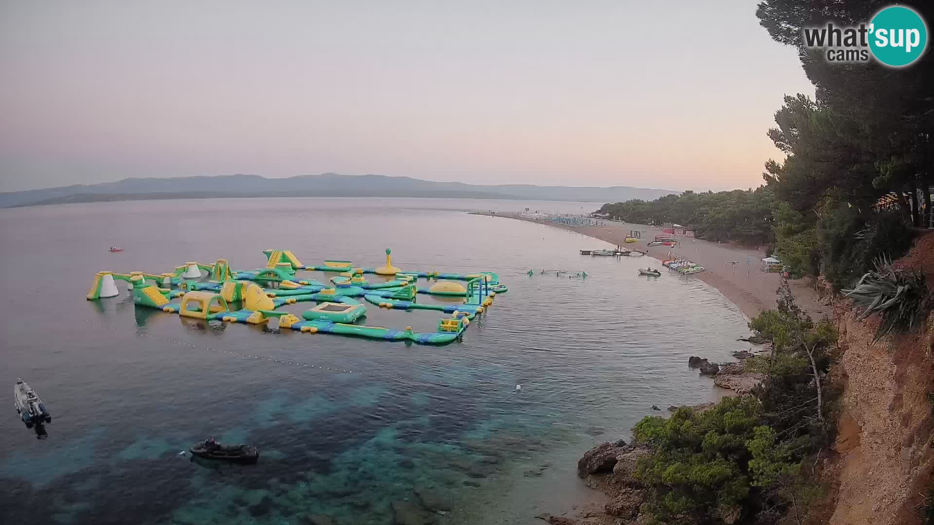 Webcam Zlatni Rat Bol – Liveblick vom berühmten Strand auf Brač