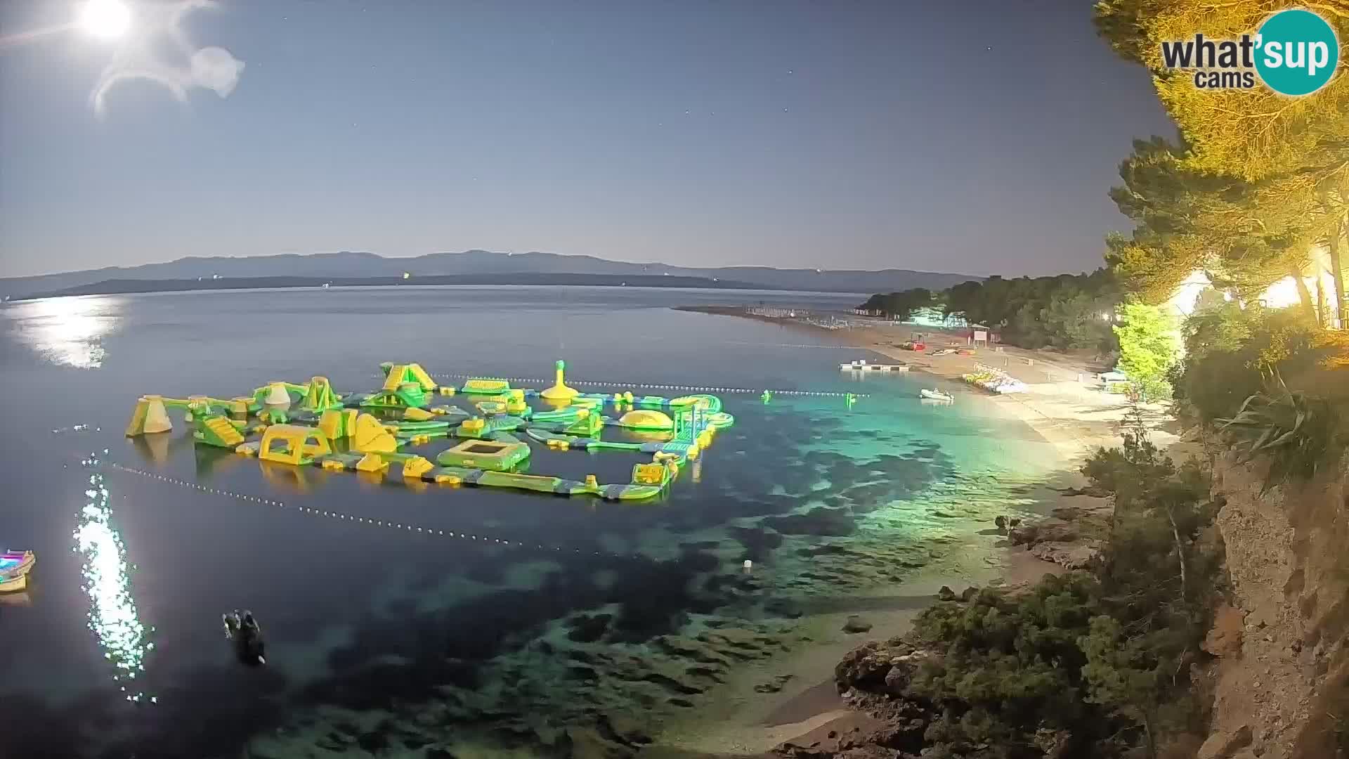 Webcam Bol Zlatni Rat – Vista en vivo desde la isla de Brač