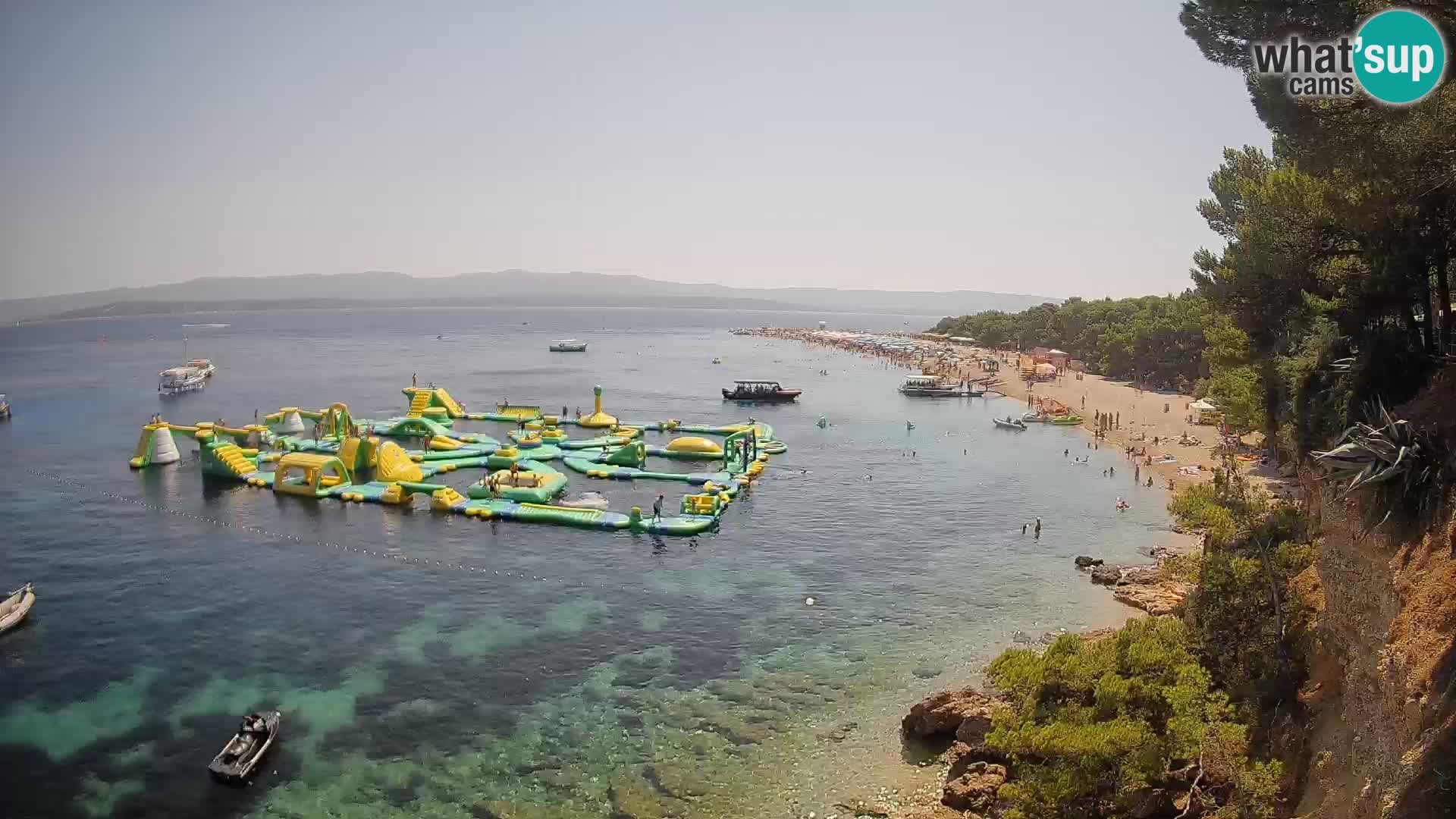 Webcam Zlatni Rat Bol – Liveblick vom berühmten Strand auf Brač