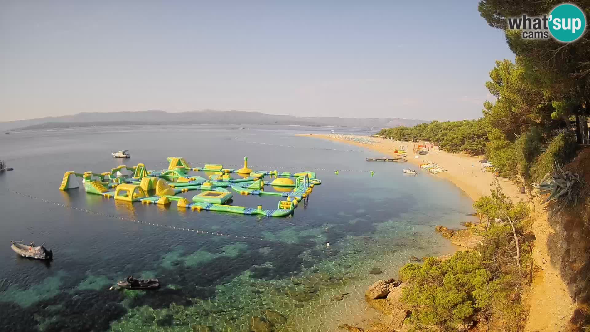 Webcam Bol Zlatni Rat – Vista en vivo desde la isla de Brač