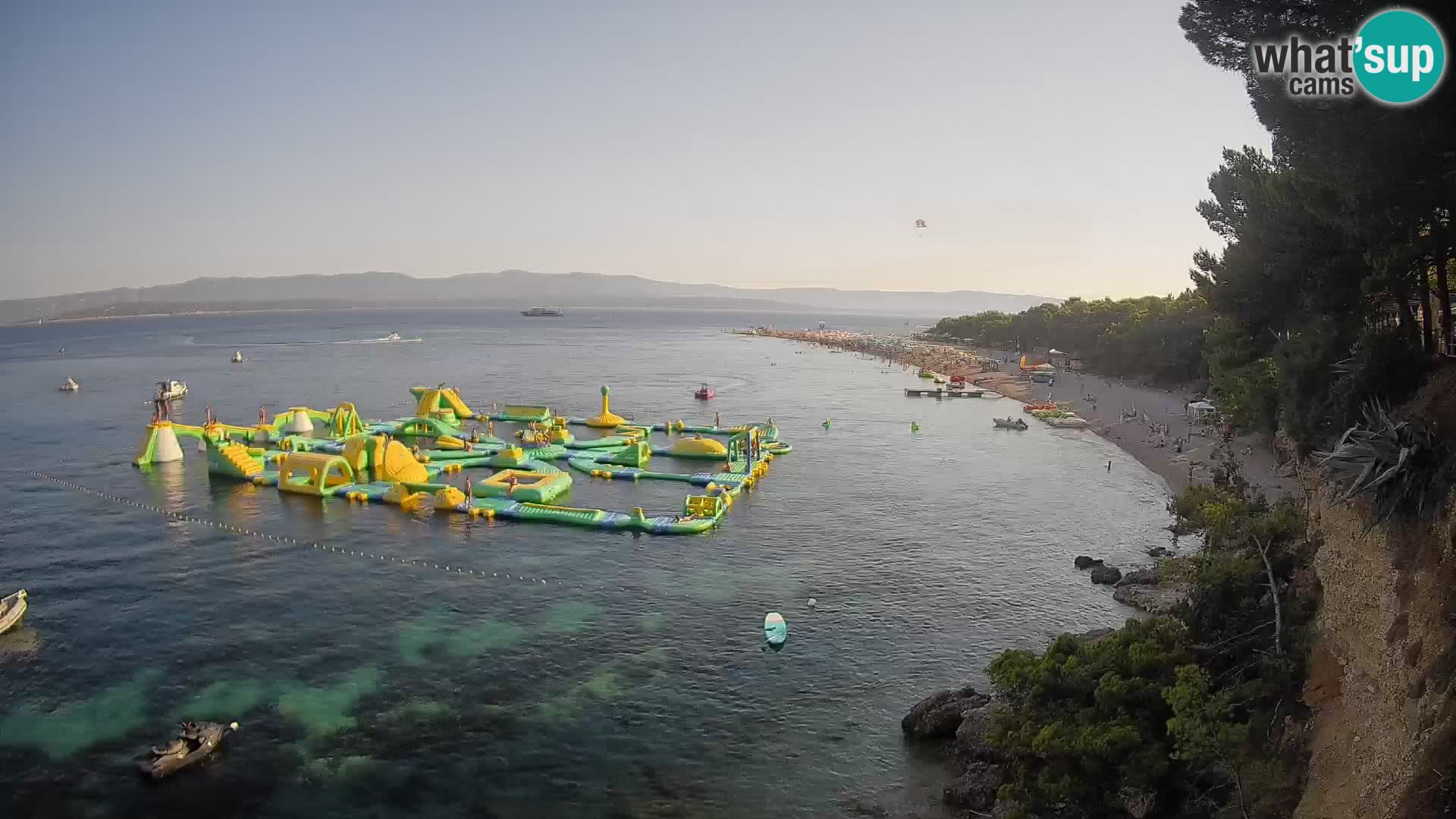Webcam Zlatni Rat Bol – Liveblick vom berühmten Strand auf Brač