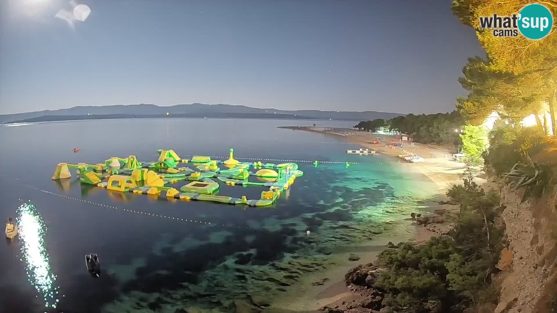Webcam Bol Zlatni Rat – Vista en vivo desde la isla de Brač
