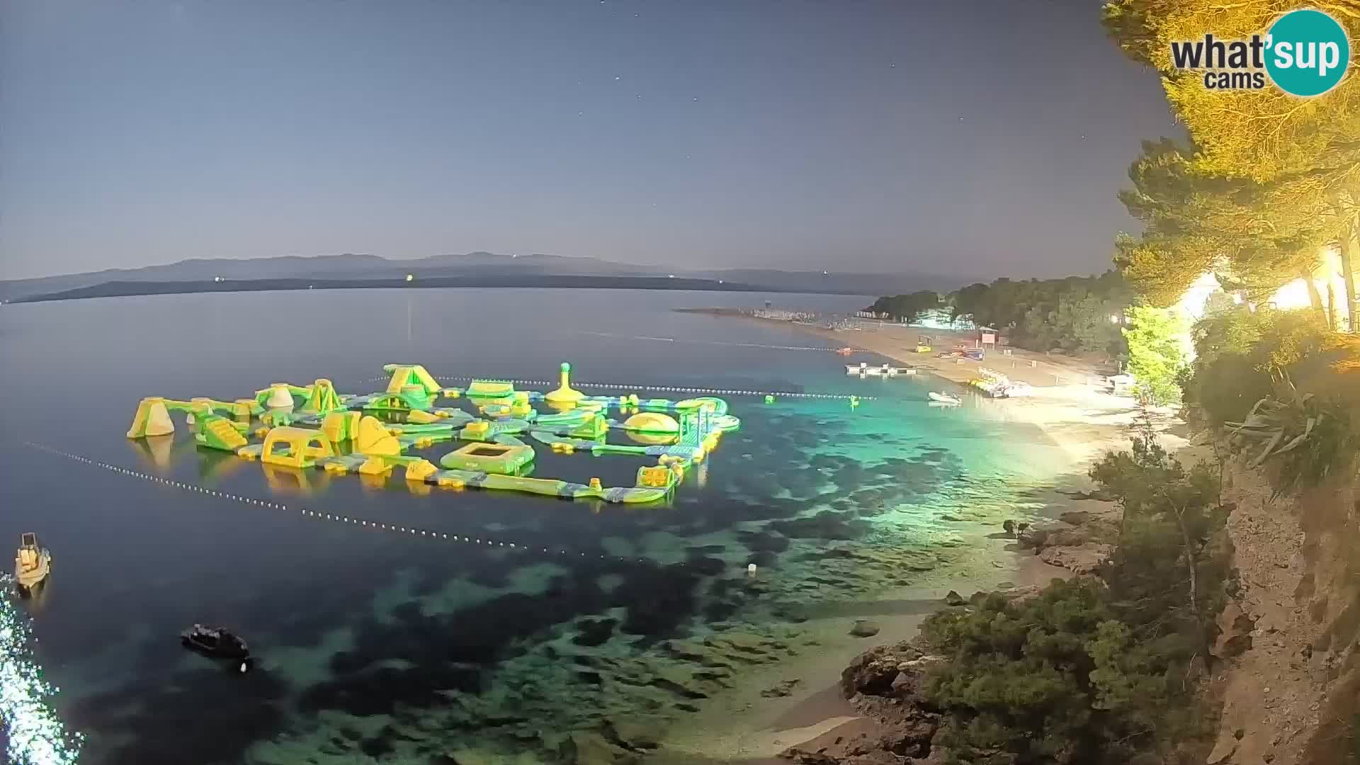 Webcam Zlatni Rat Bol – Liveblick vom berühmten Strand auf Brač