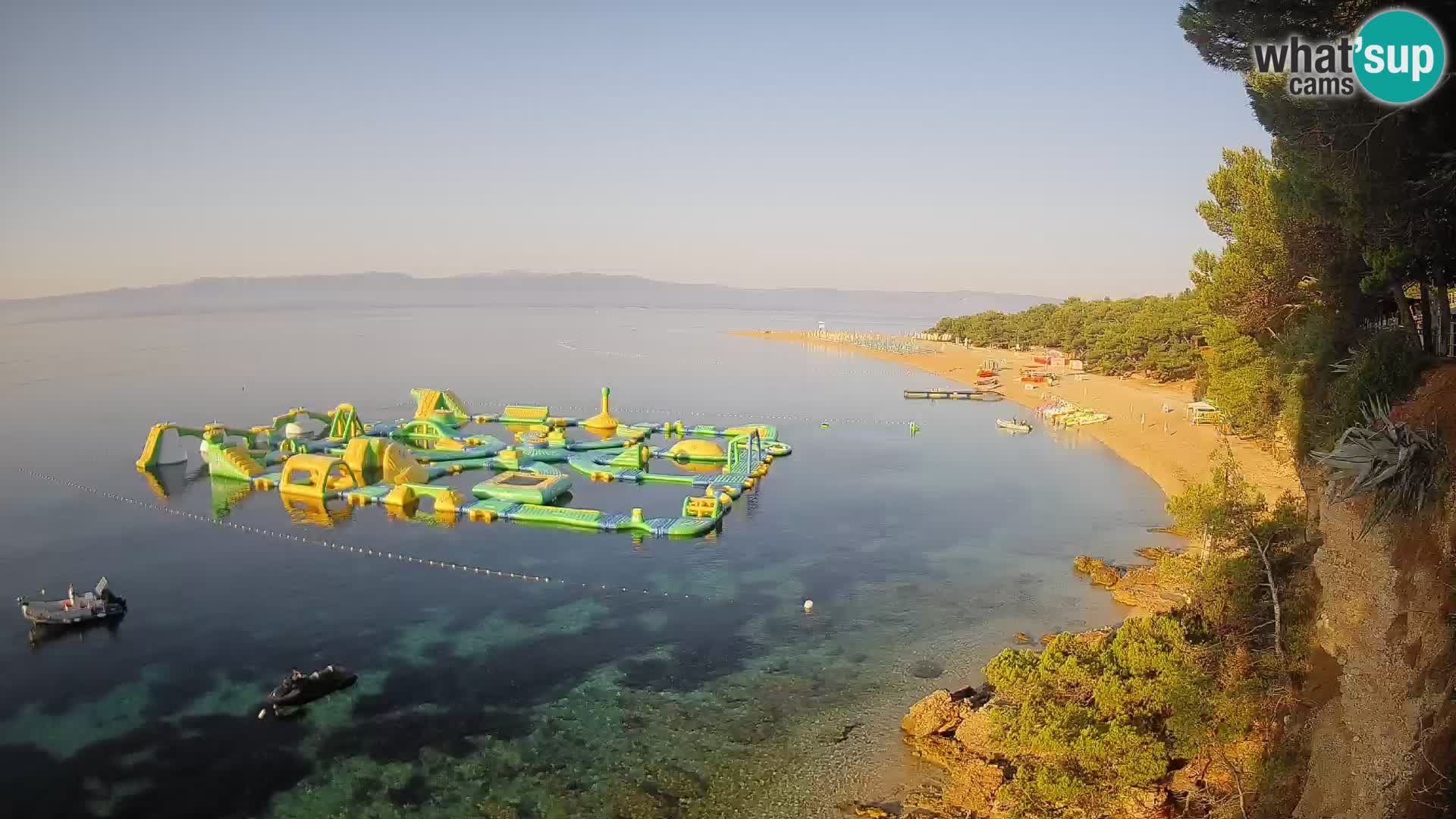 Webcam Zlatni Rat Bol – Liveblick vom berühmten Strand auf Brač