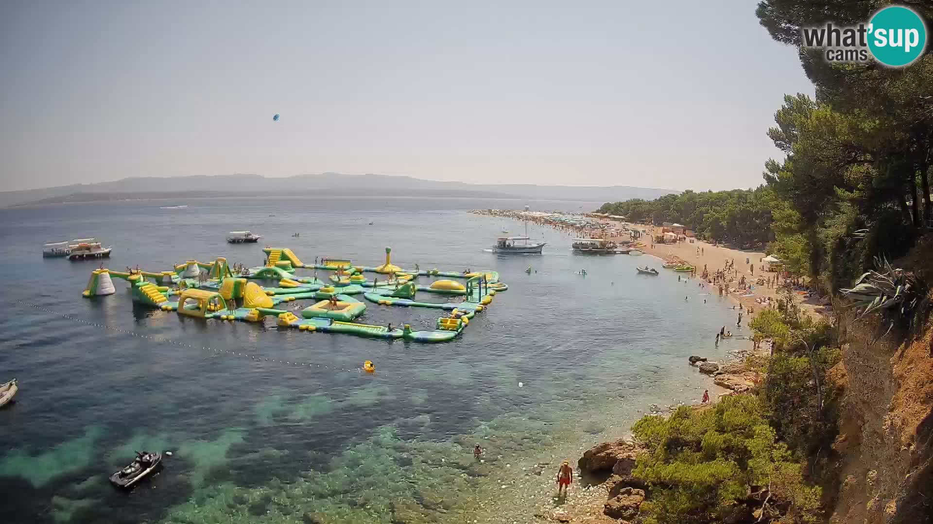 Webcam Bol Zlatni Rat – Vista en vivo desde la isla de Brač