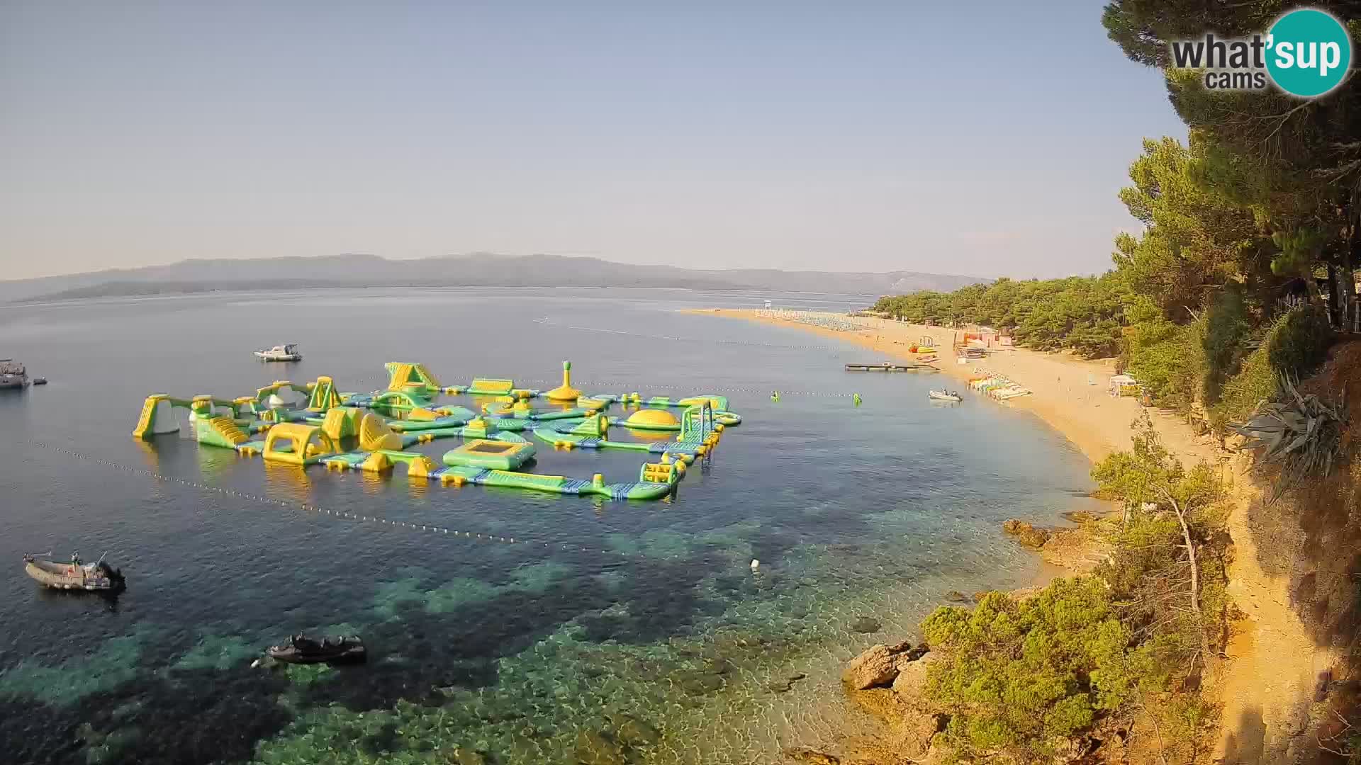 Webcam Bol Zlatni Rat – Vista en vivo desde la isla de Brač