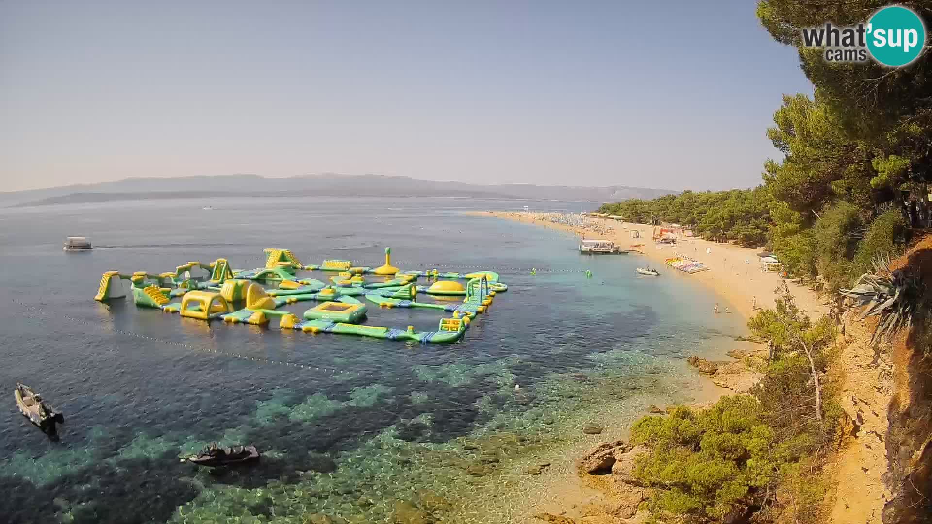 Webcam Bol Zlatni Rat – Vista en vivo desde la isla de Brač