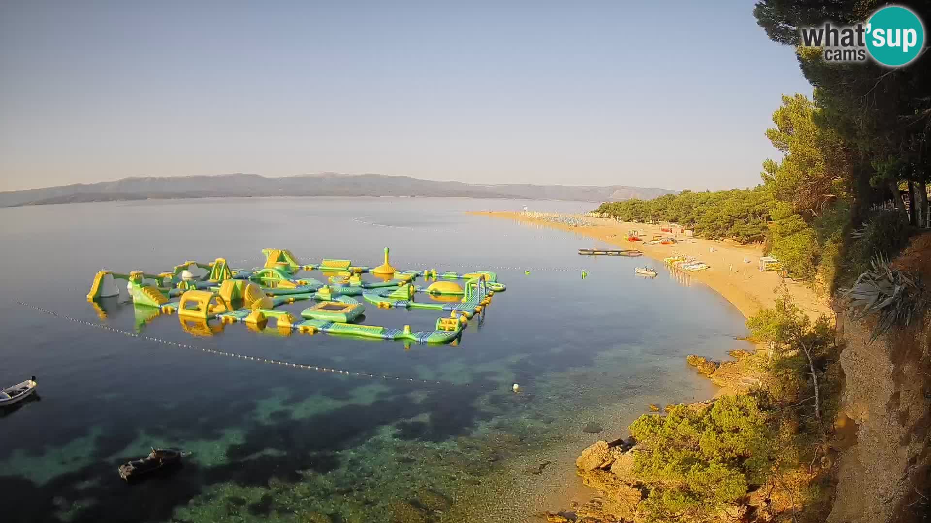Webcam Bol Zlatni Rat – Vista en vivo desde la isla de Brač