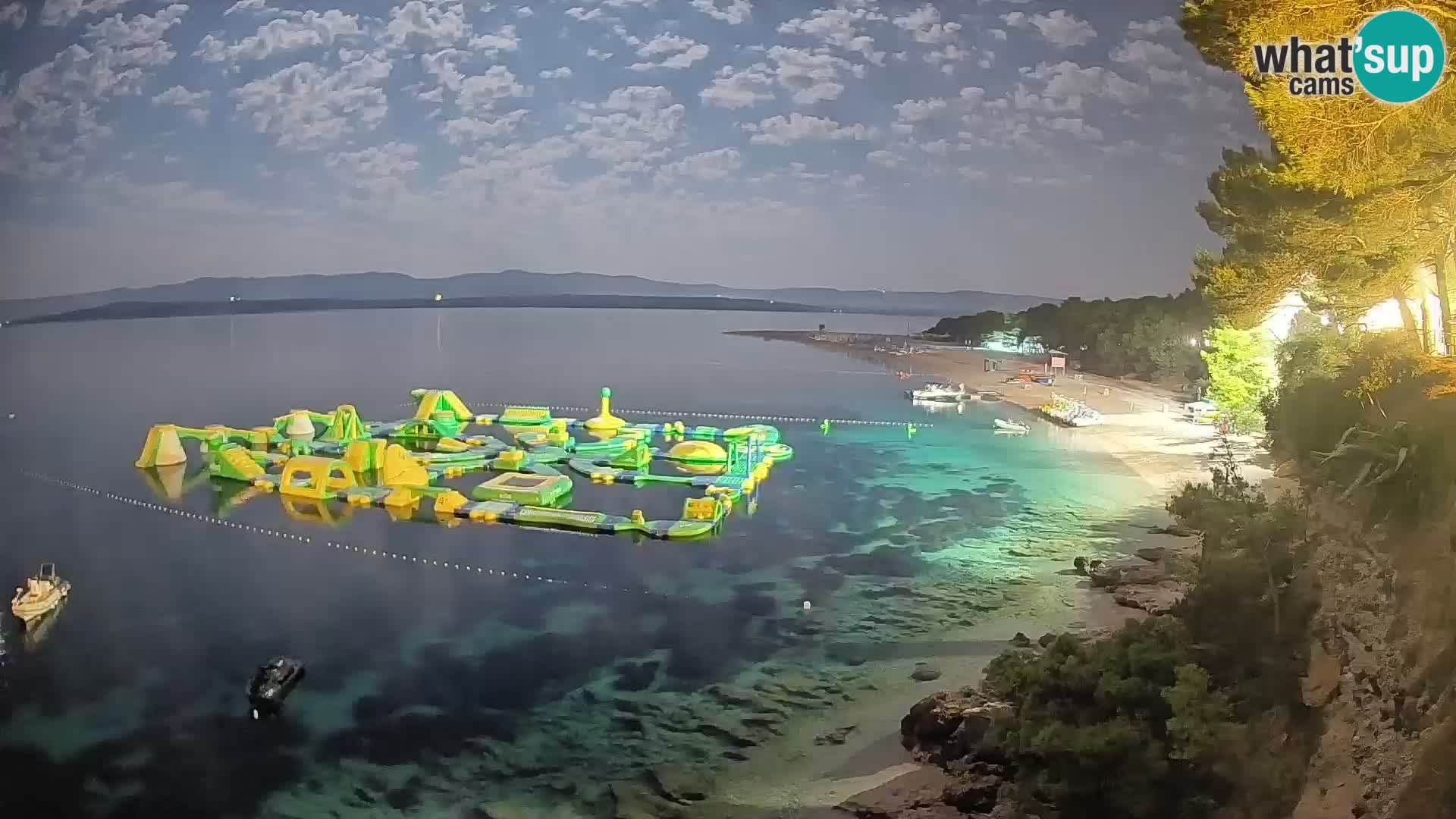 Webcam Bol Zlatni Rat – Vista en vivo desde la isla de Brač