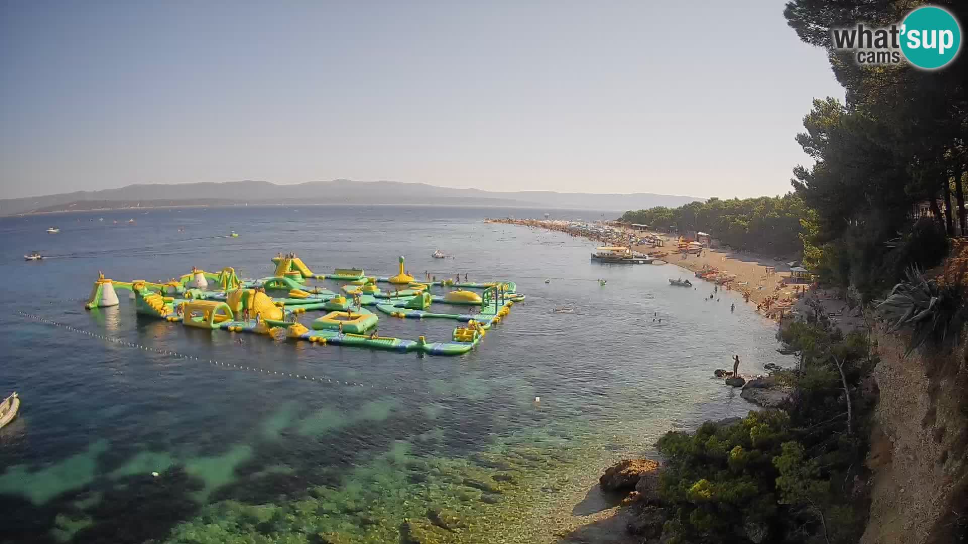 Webcam Bol Zlatni Rat – Vista en vivo desde la isla de Brač
