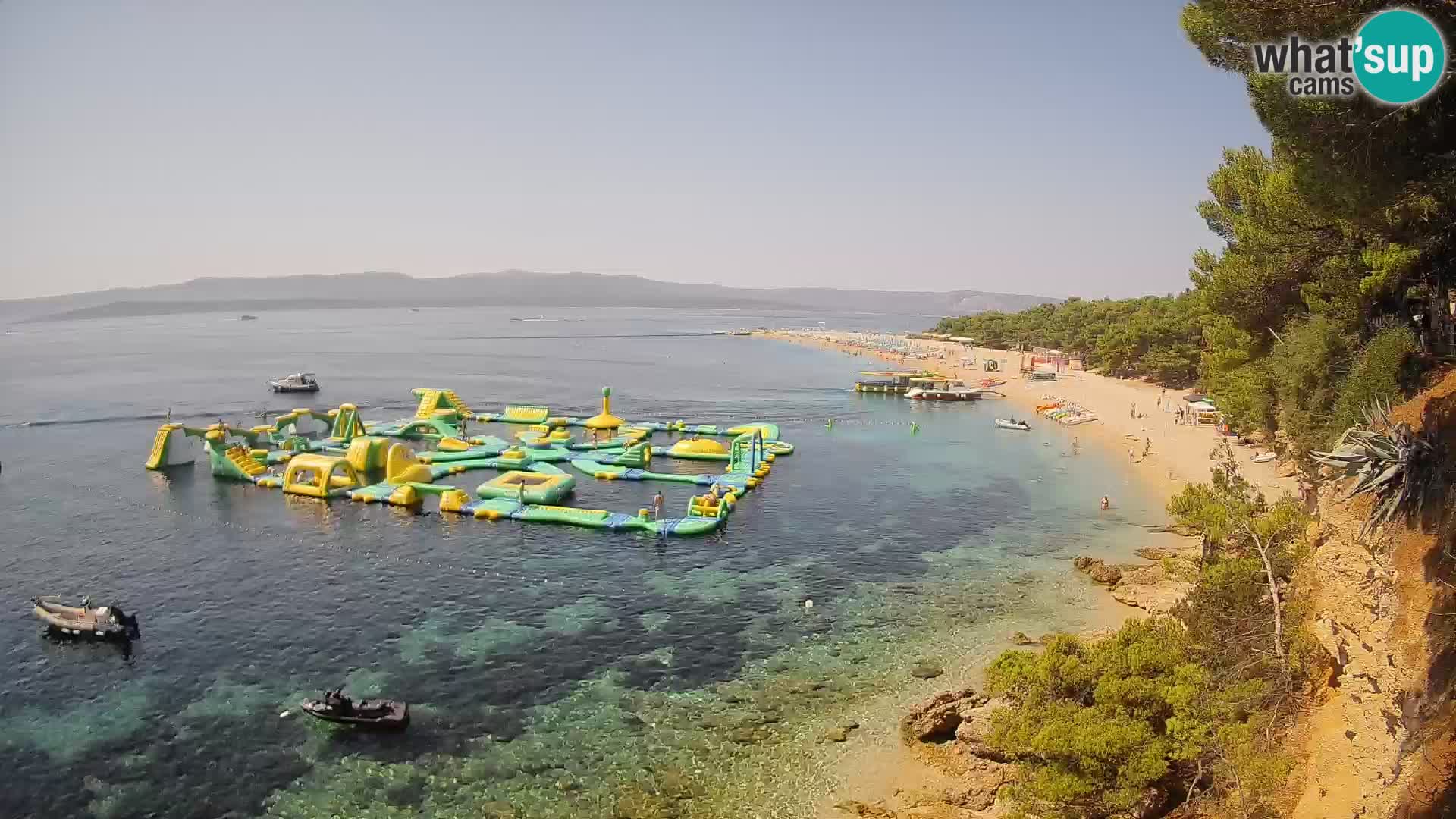 Webcam Zlatni Rat Bol – Liveblick vom berühmten Strand auf Brač