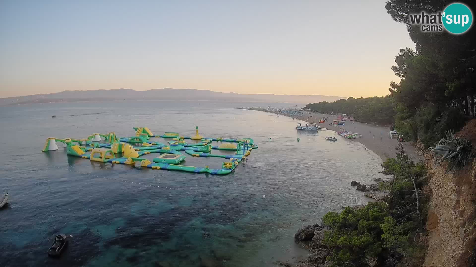 Webcam Zlatni Rat Bol – Liveblick vom berühmten Strand auf Brač