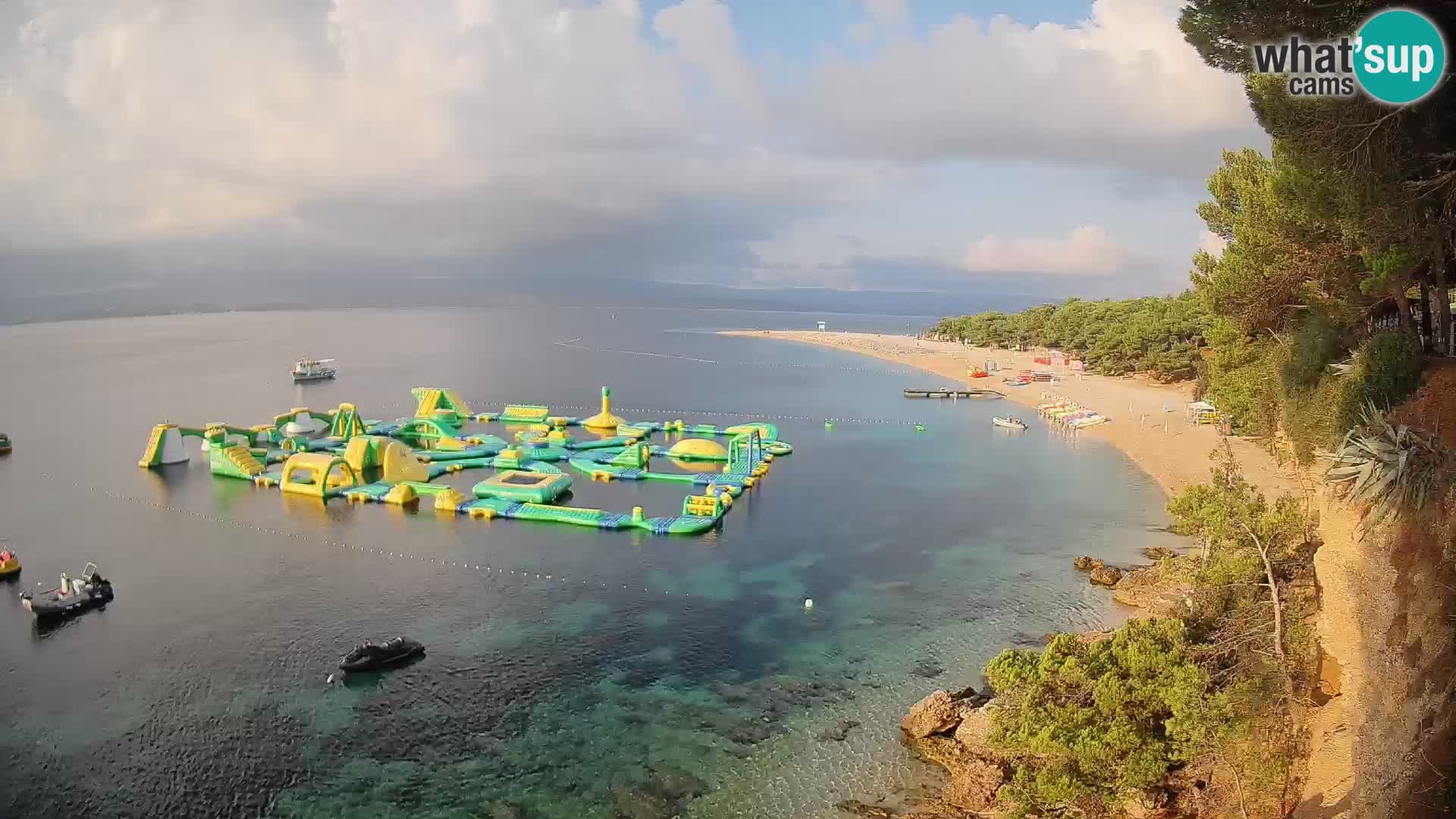Webcam Bol Zlatni Rat – Vista en vivo desde la isla de Brač