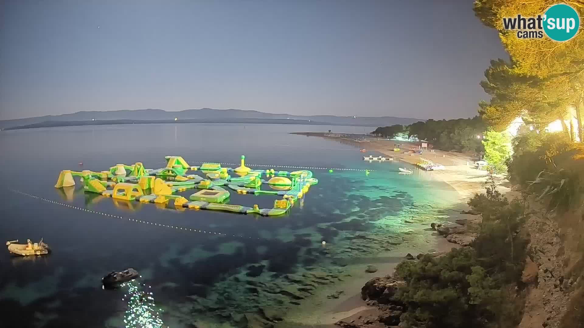 Webcam Zlatni Rat Bol – Liveblick vom berühmten Strand auf Brač
