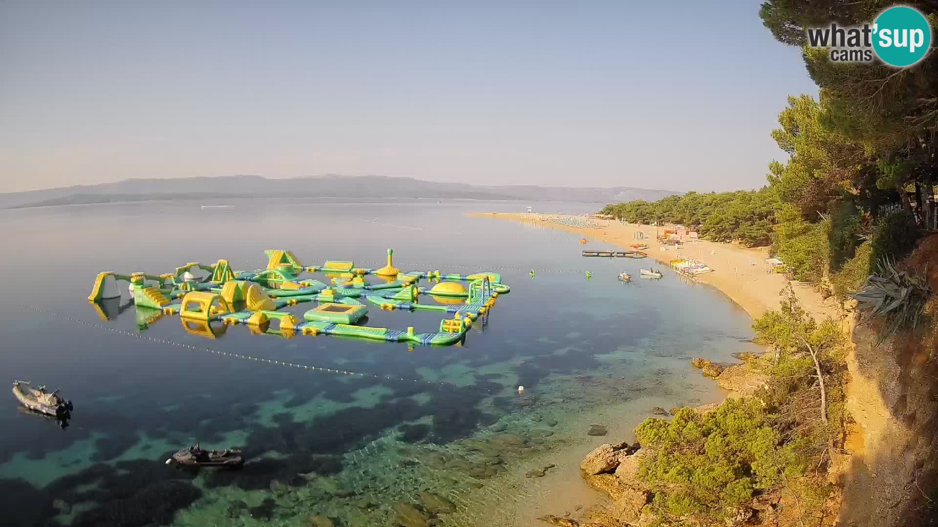 Webcam Zlatni Rat Bol – Liveblick vom berühmten Strand auf Brač