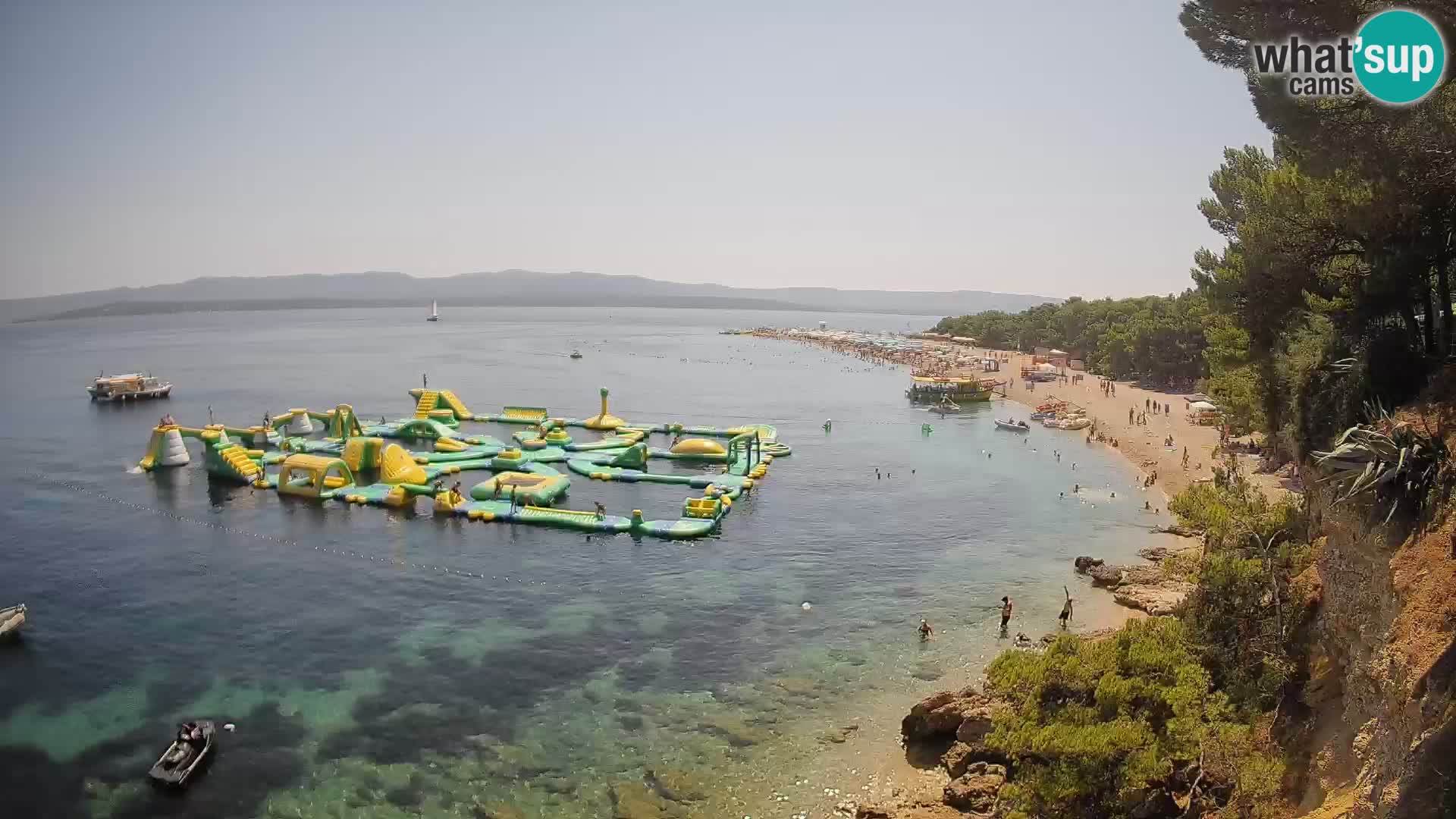 Webcam Bol Zlatni Rat – Vista en vivo desde la isla de Brač