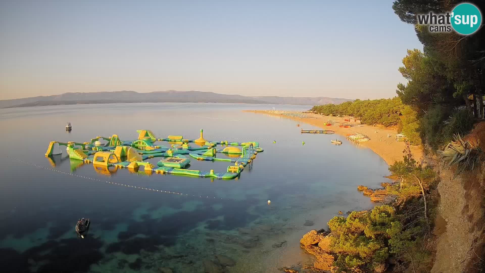 Webcam Zlatni Rat Bol – Liveblick vom berühmten Strand auf Brač
