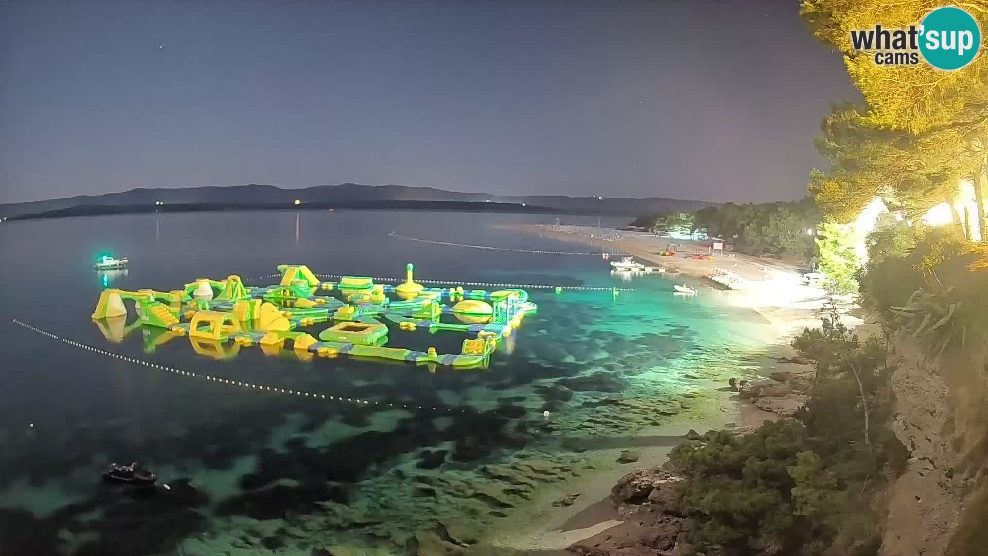Webcam Zlatni Rat Bol – Liveblick vom berühmten Strand auf Brač