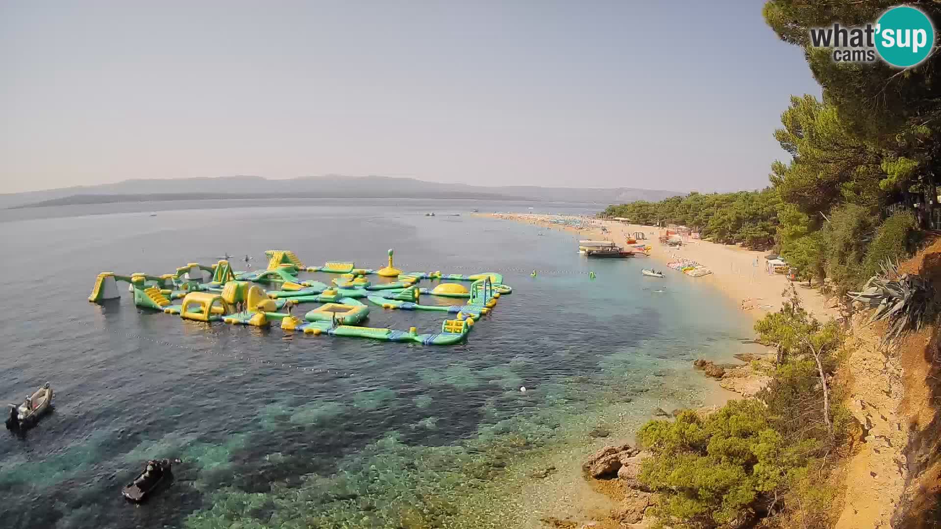 Webcam Zlatni Rat Bol – Liveblick vom berühmten Strand auf Brač