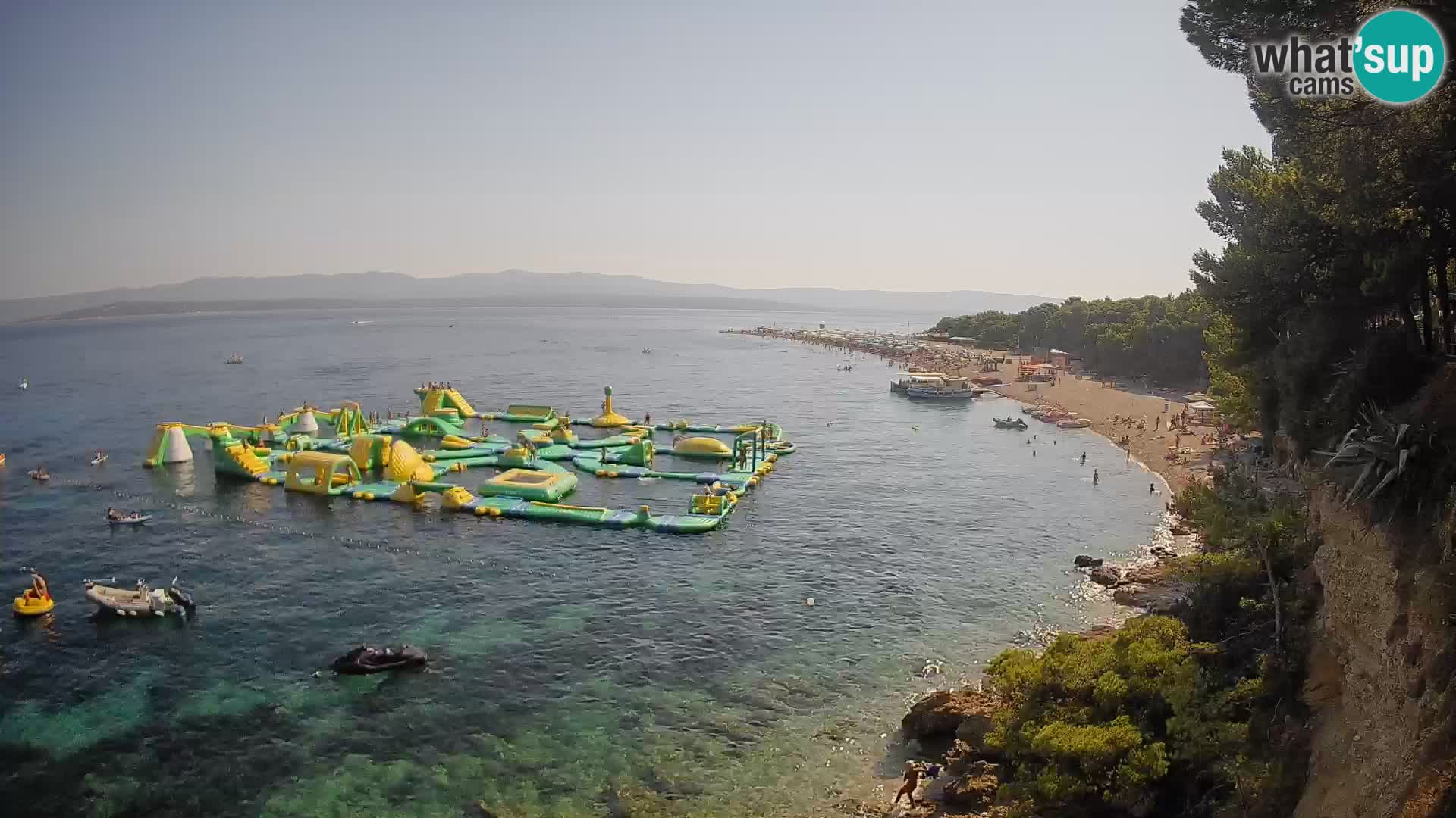 Webcam Bol Zlatni Rat – Vista en vivo desde la isla de Brač