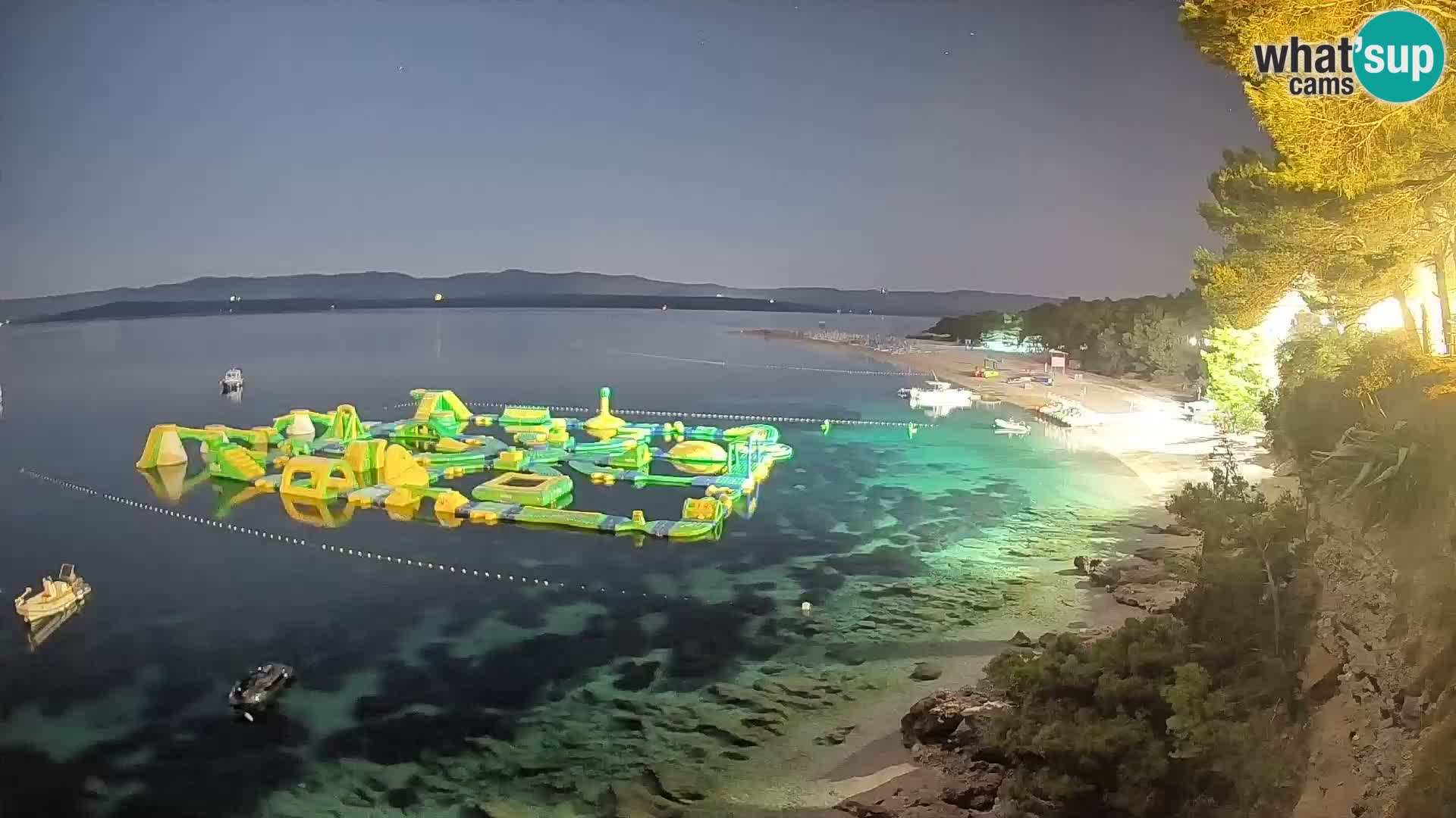Webcam Zlatni Rat Bol – Liveblick vom berühmten Strand auf Brač