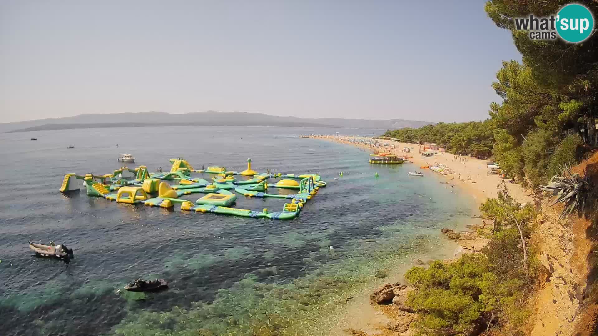 Webcam Zlatni Rat Bol – Liveblick vom berühmten Strand auf Brač