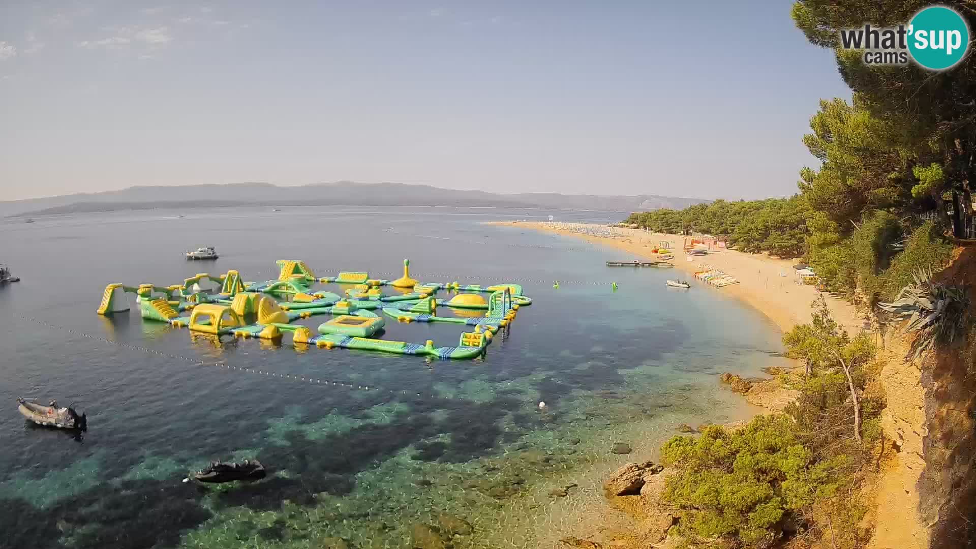 Webcam Bol Zlatni Rat – Vista en vivo desde la isla de Brač
