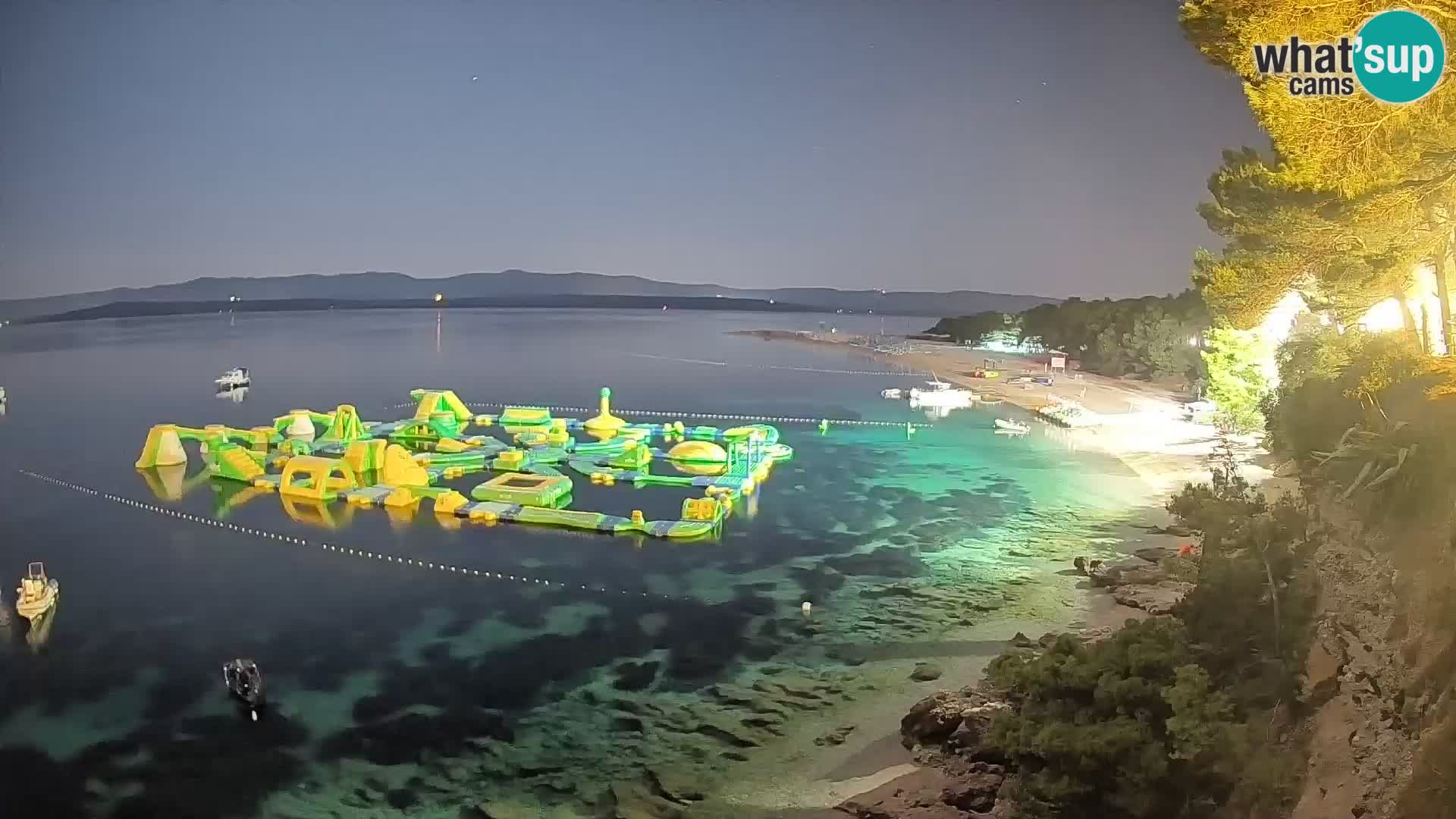Webcam Bol Zlatni Rat – Vista en vivo desde la isla de Brač