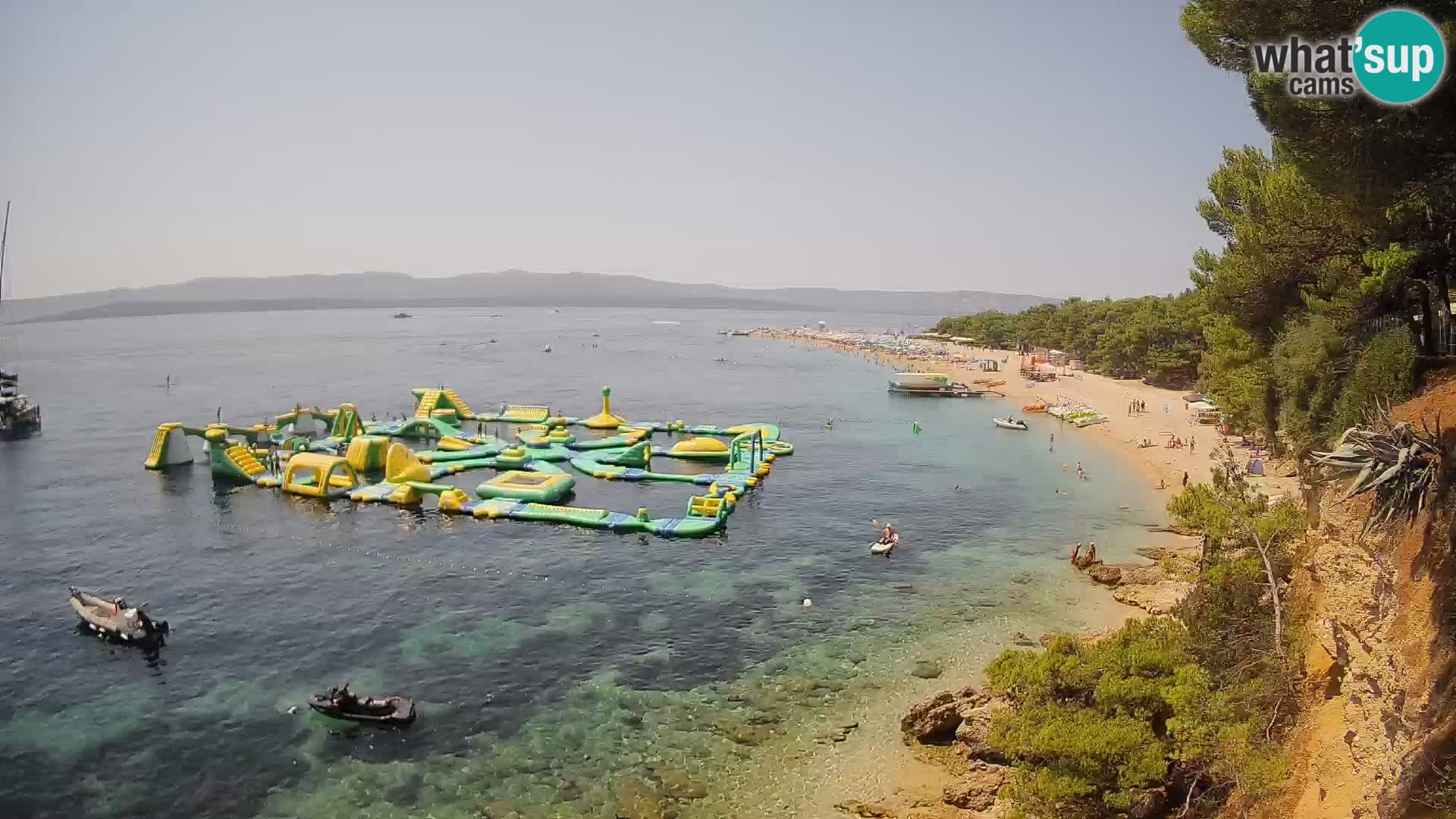 Webcam Bol Zlatni Rat – Vista en vivo desde la isla de Brač