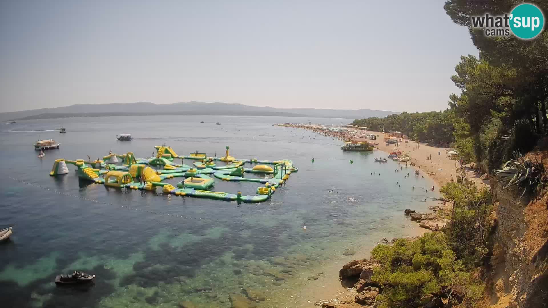 Webcam Zlatni Rat Bol – Liveblick vom berühmten Strand auf Brač