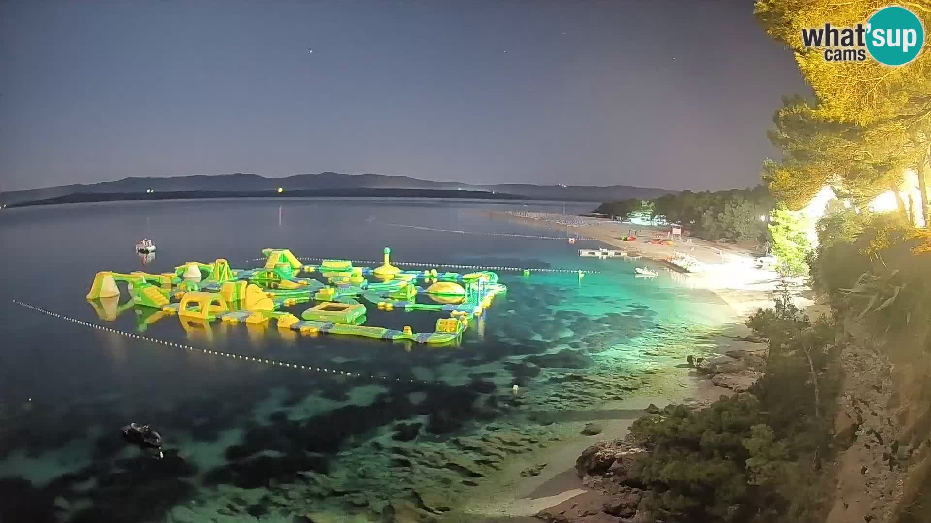 Webcam Bol Zlatni Rat – Vista en vivo desde la isla de Brač